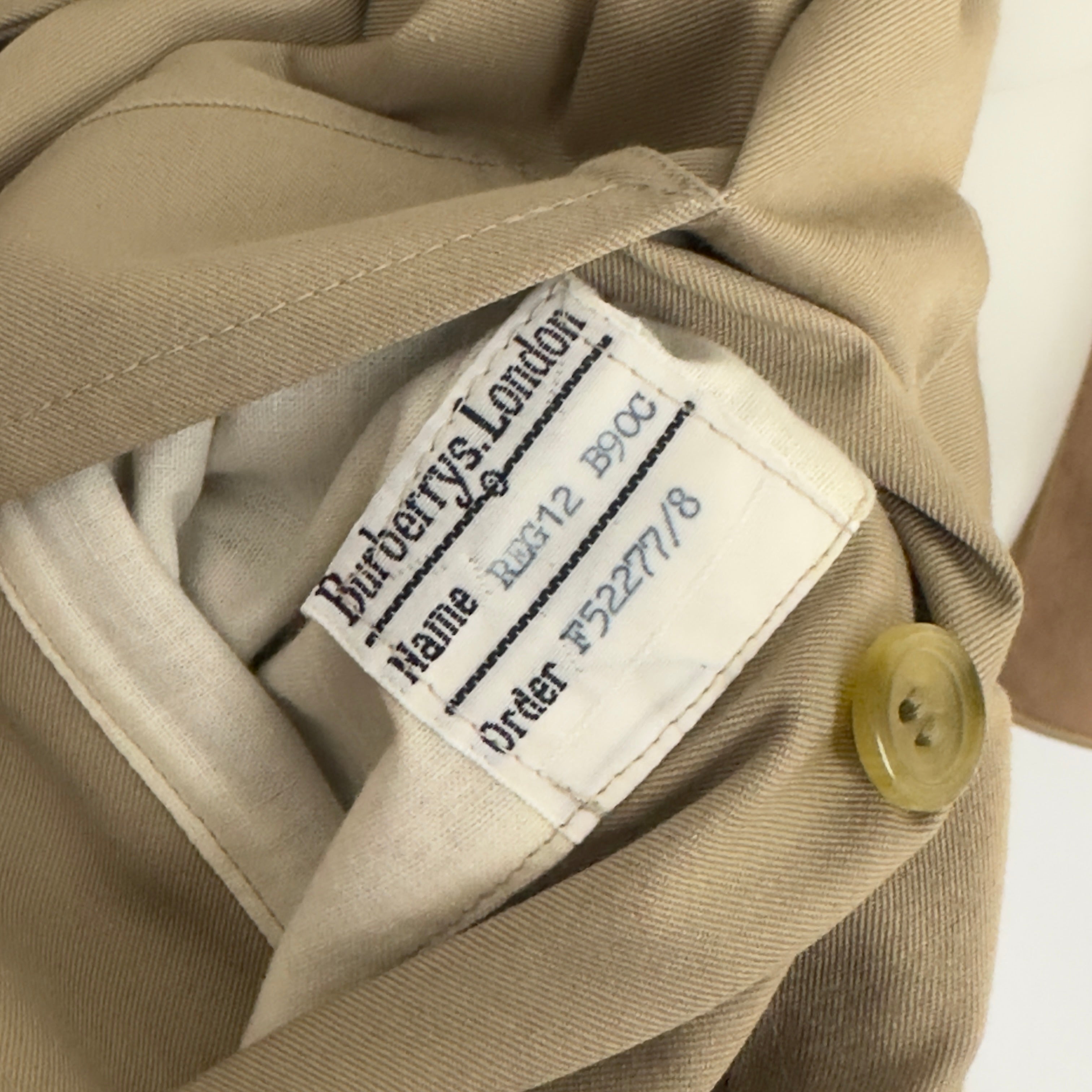 Trench Coat BURBERRY M coton beige