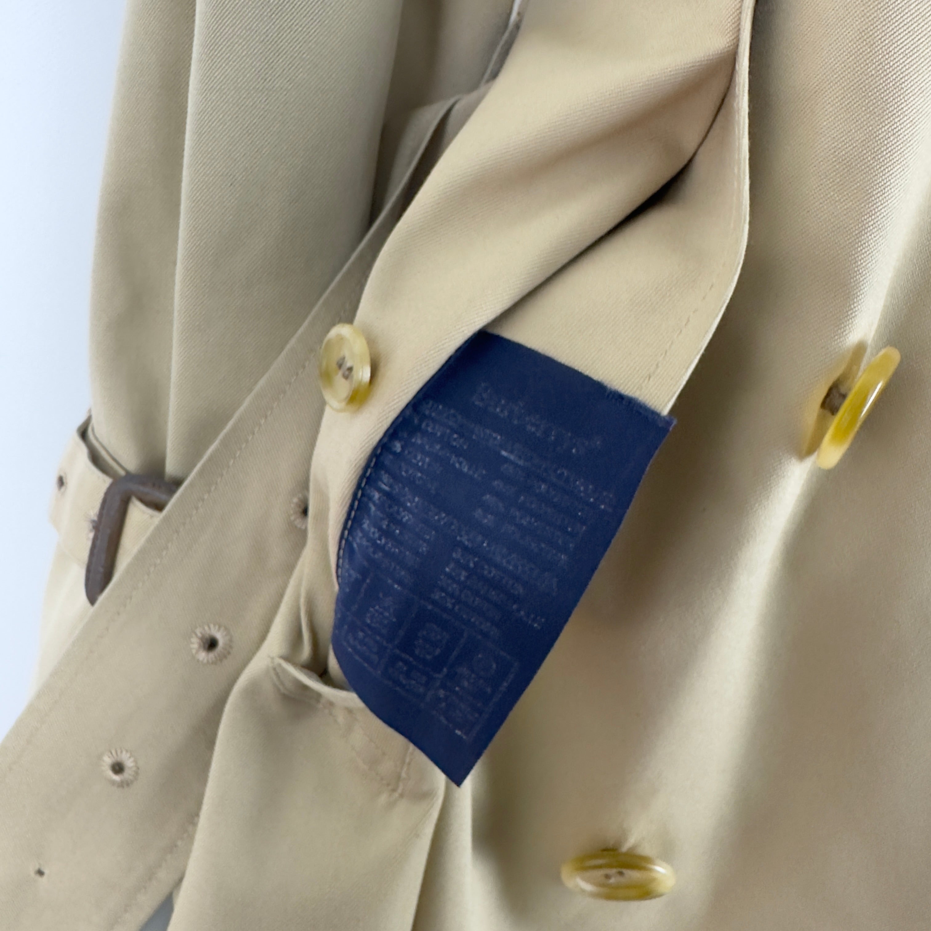 Trench Coat BURBERRY S coton beige