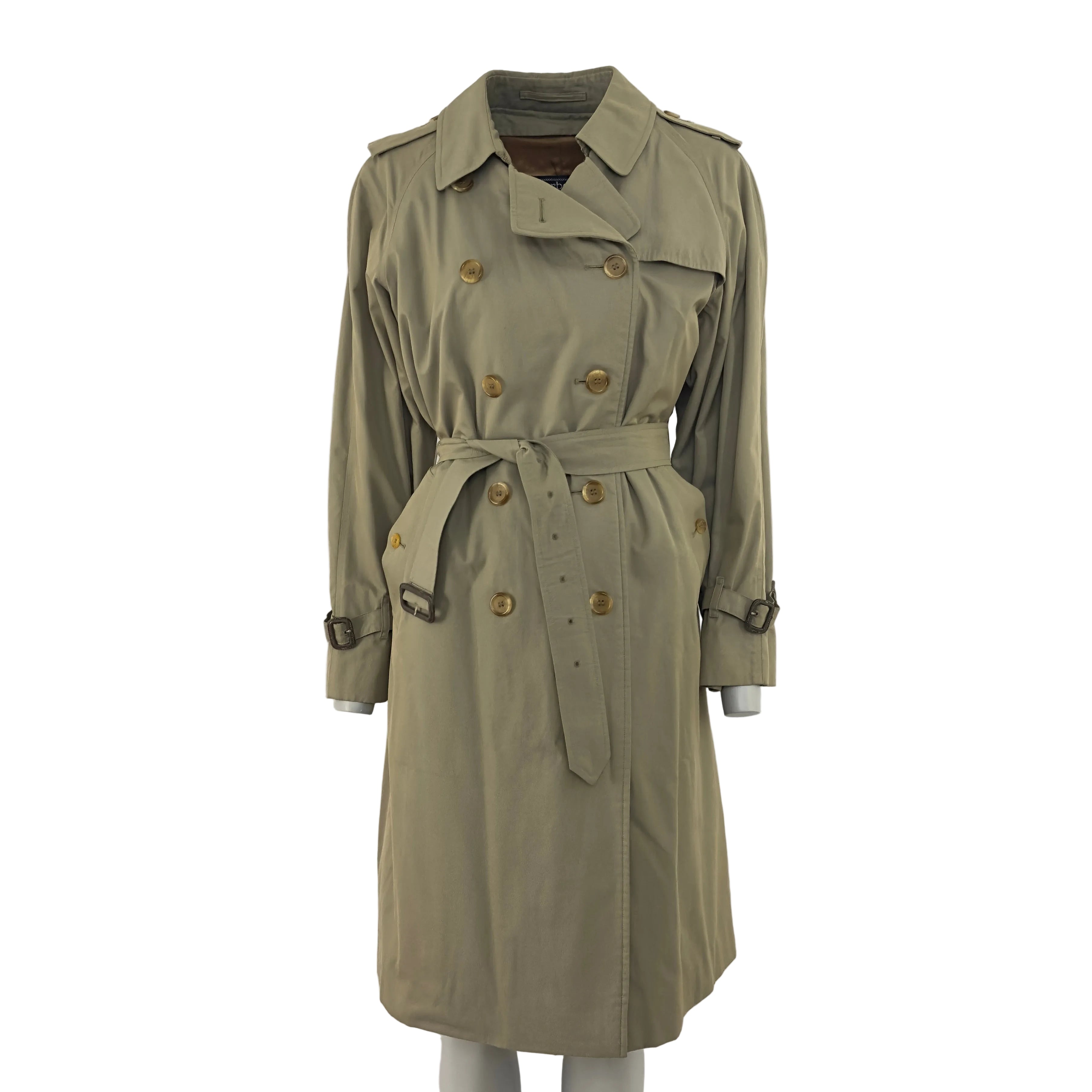 Trench Coat BURBERRY M cotton khaki