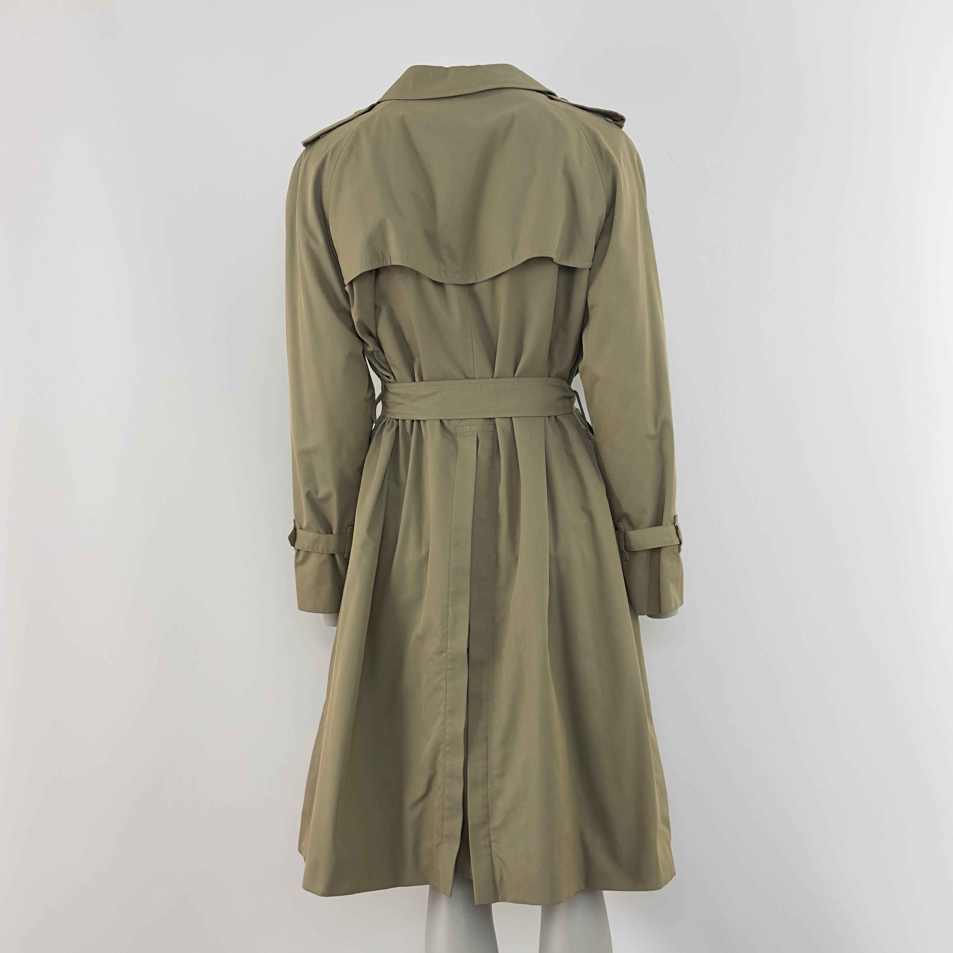 Trench Coat BURBERRY M coton kaki