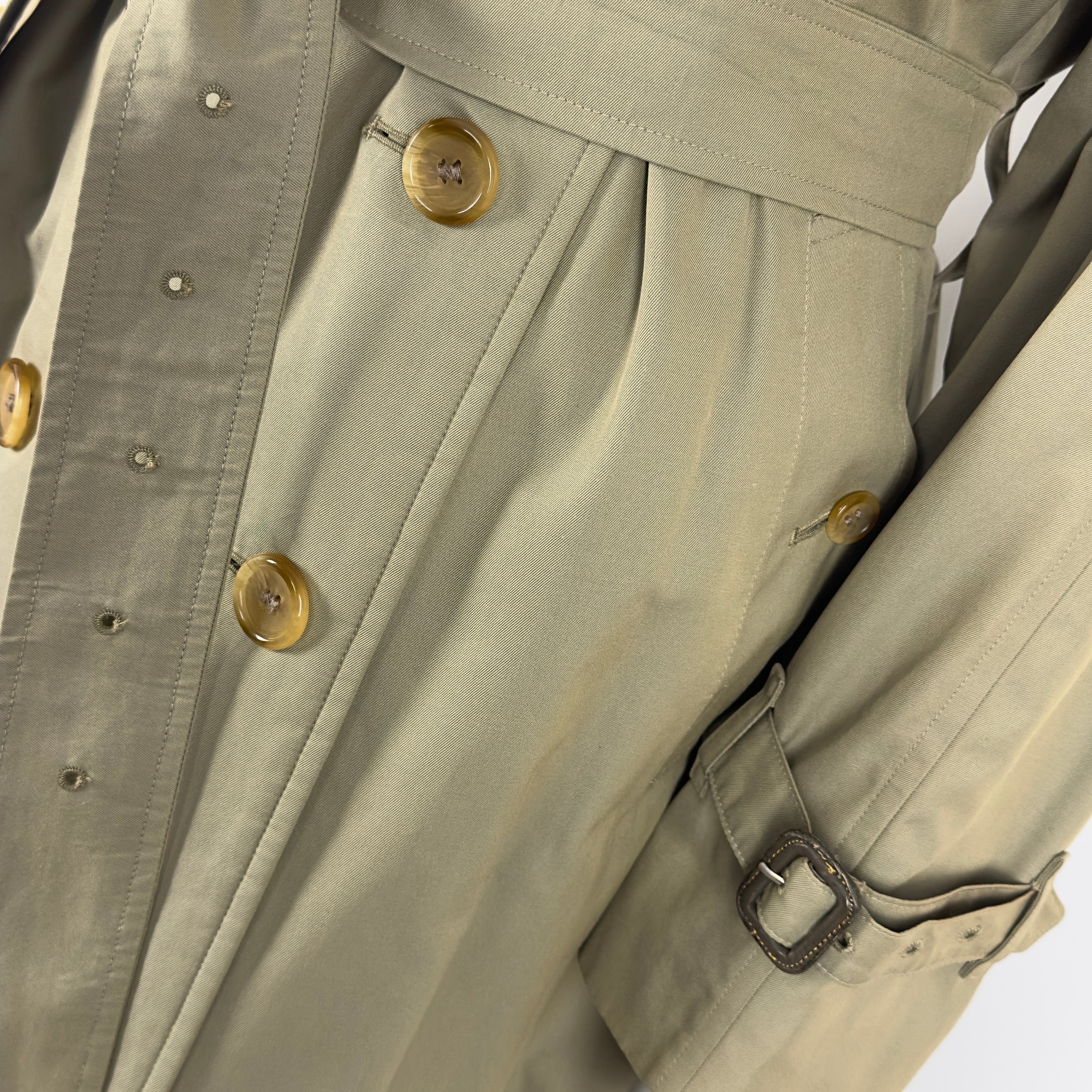 Trench Coat BURBERRY M cotton khaki