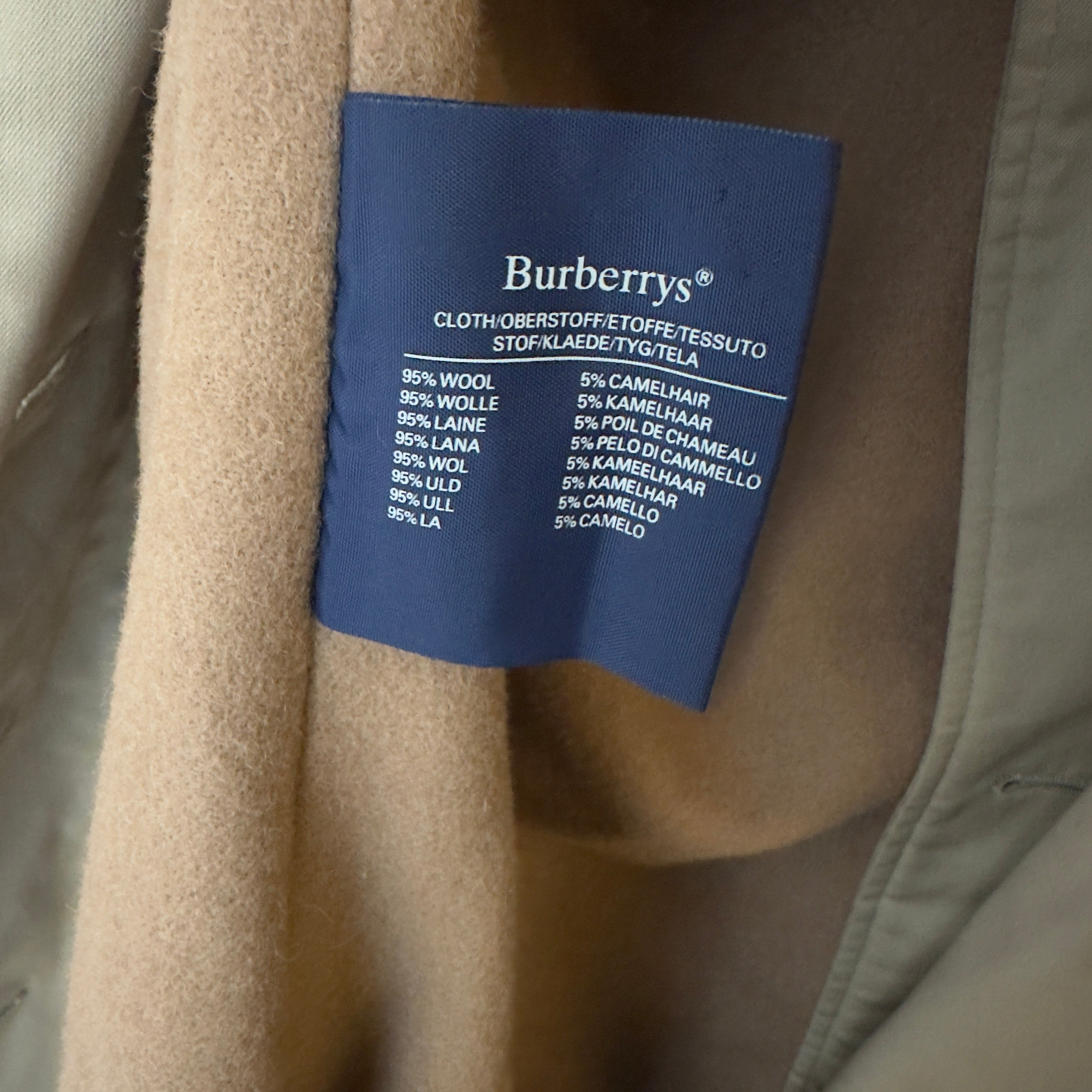 Trench Coat BURBERRY M coton beige