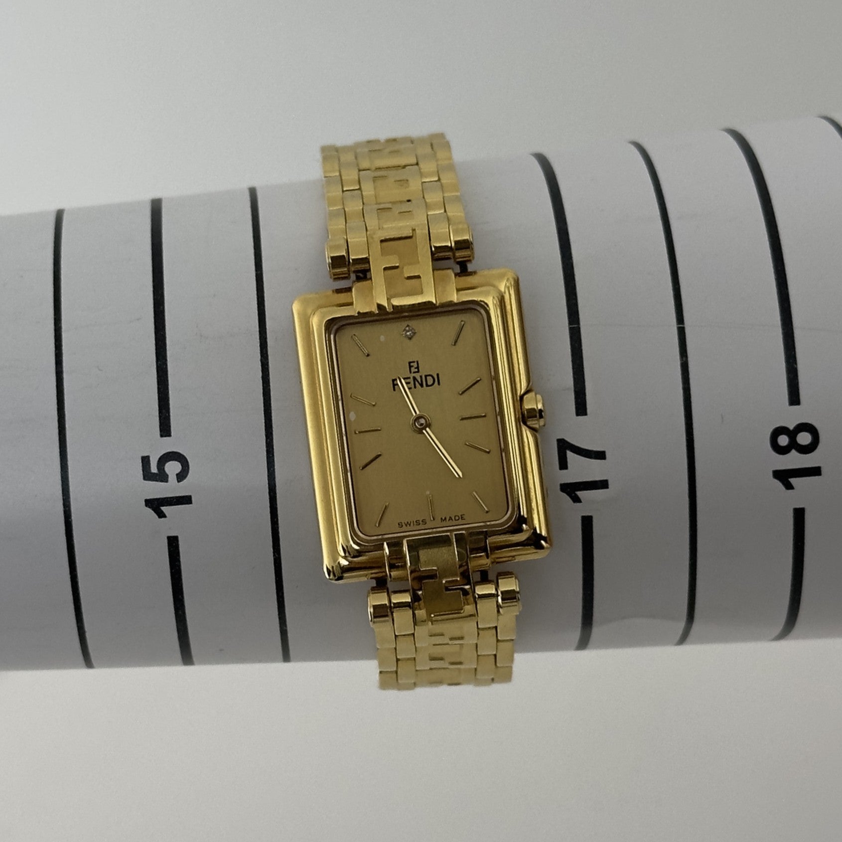 FENDI 730 L gold-plated watch