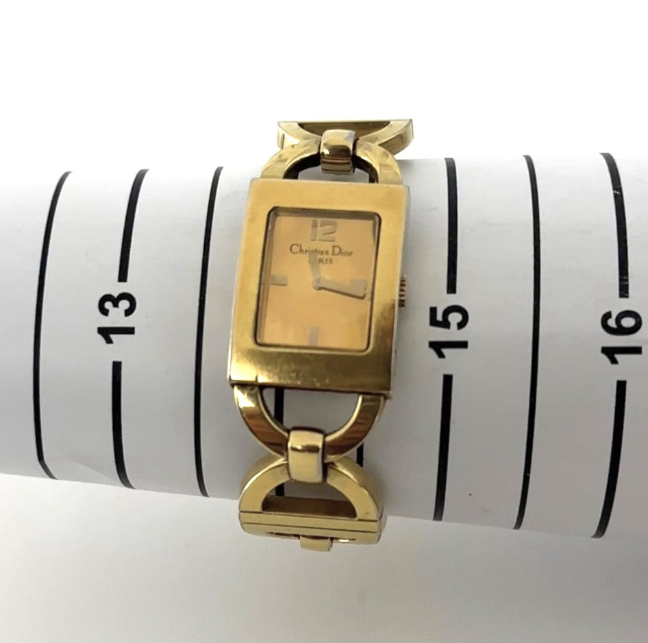 Montre DIOR Malice métal dorée