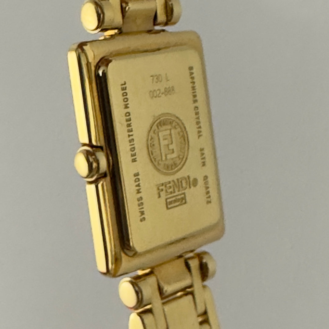 FENDI 730 L gold-plated watch