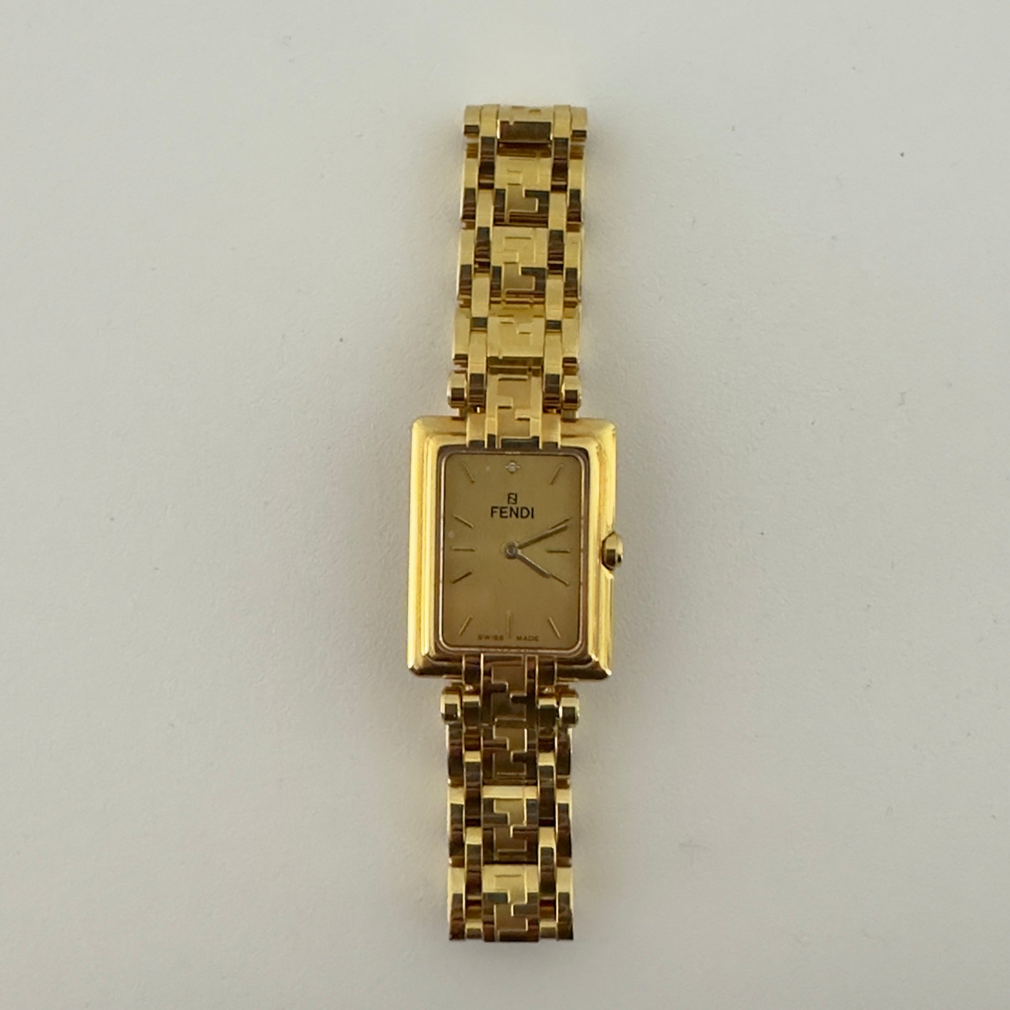FENDI 730 L gold-plated watch
