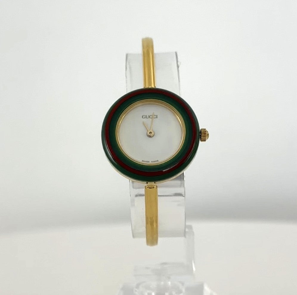 GUCCI Play gold-plated watch