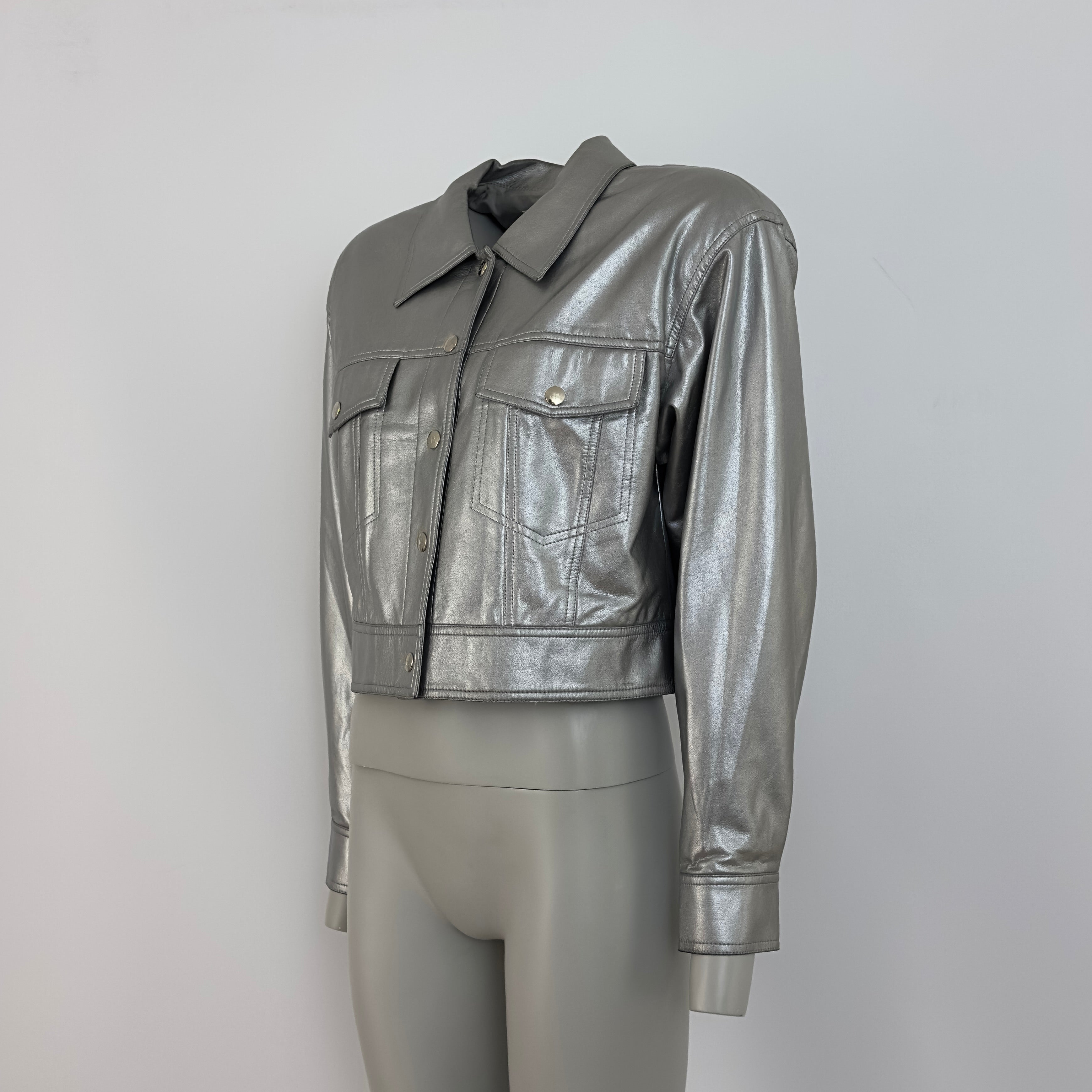 Blouson COURREGES S argenté
