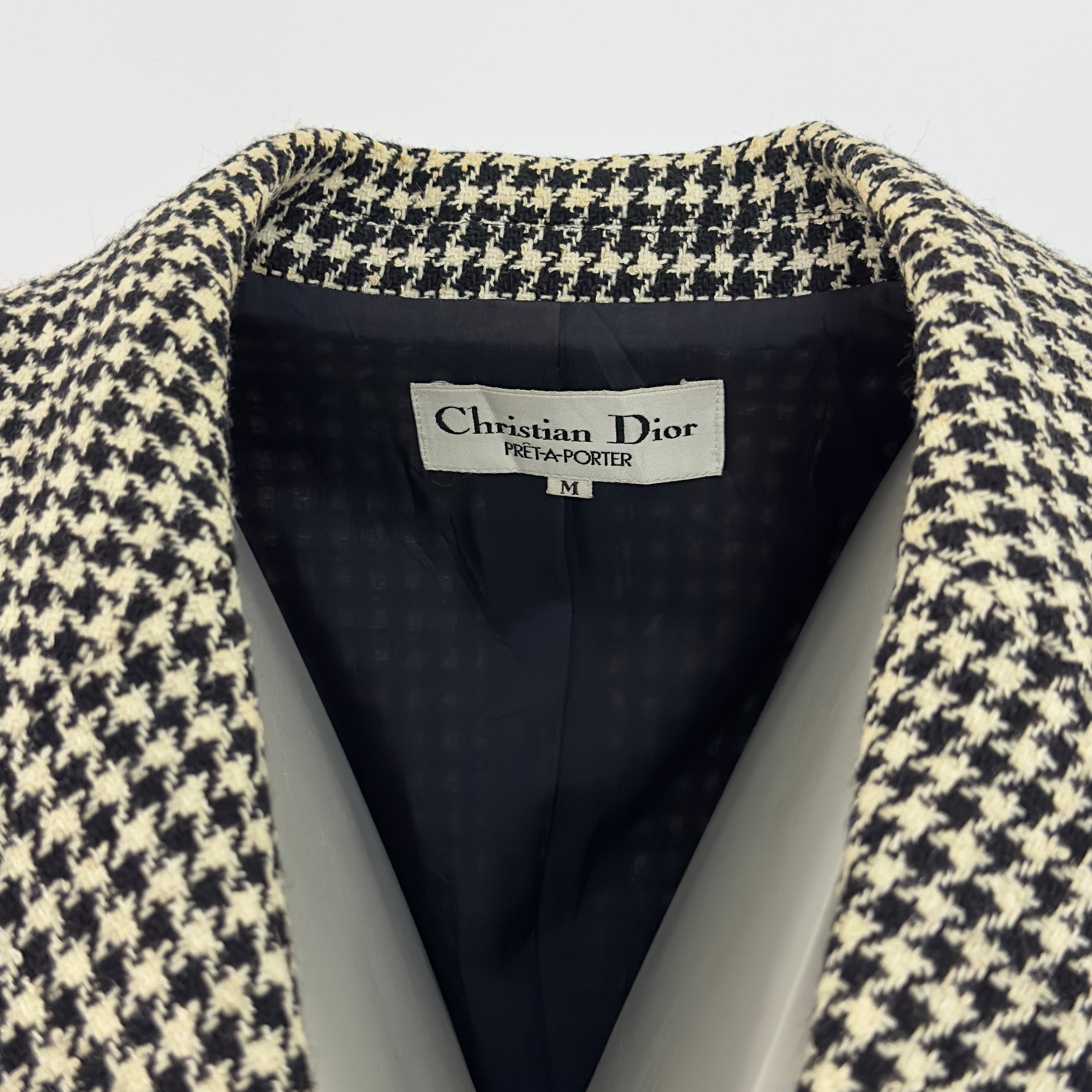 Veste blazer DIOR S Noir/Blanc