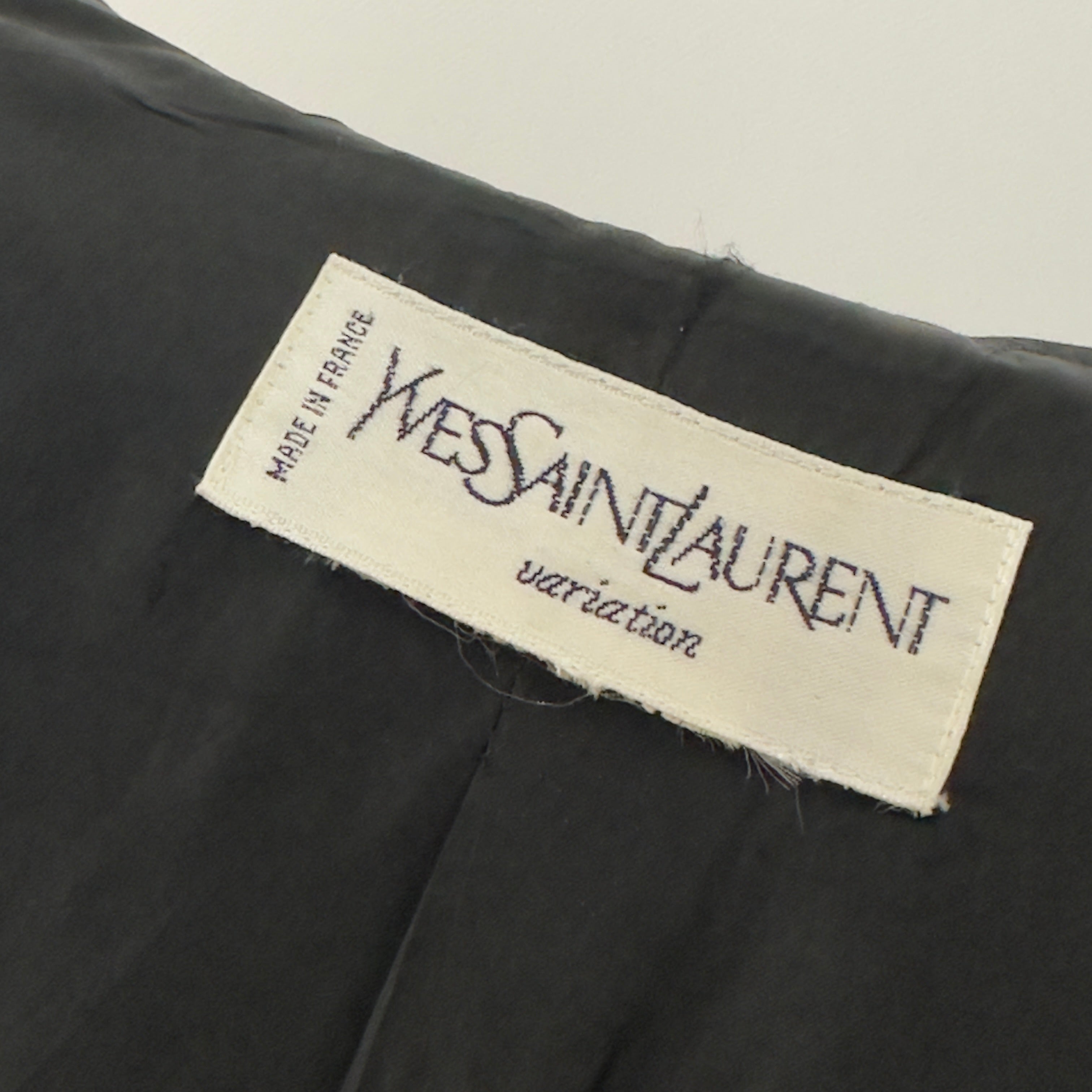 Veste YVES SAINT LAURENT S noir