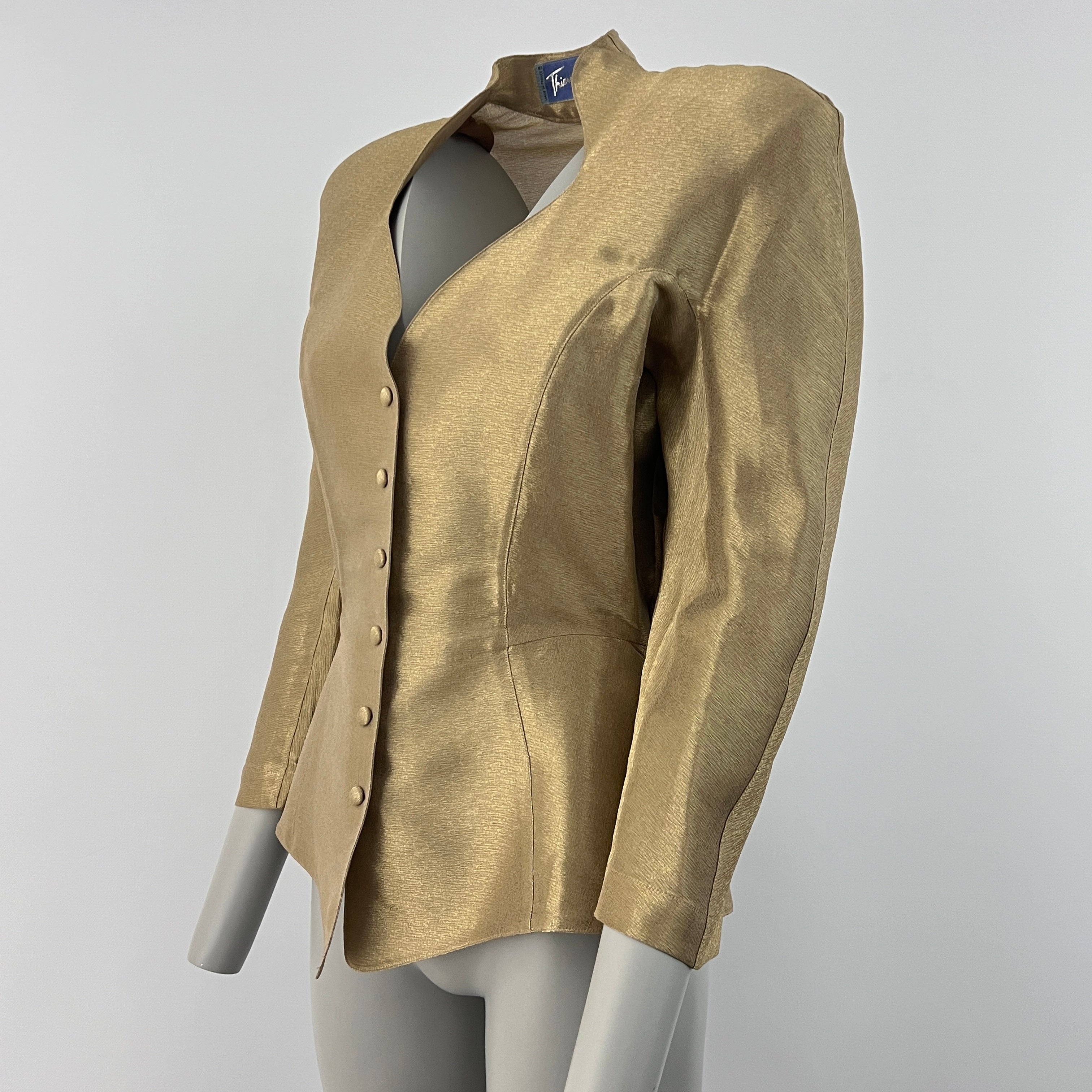 MUGLER S blue denim jacket