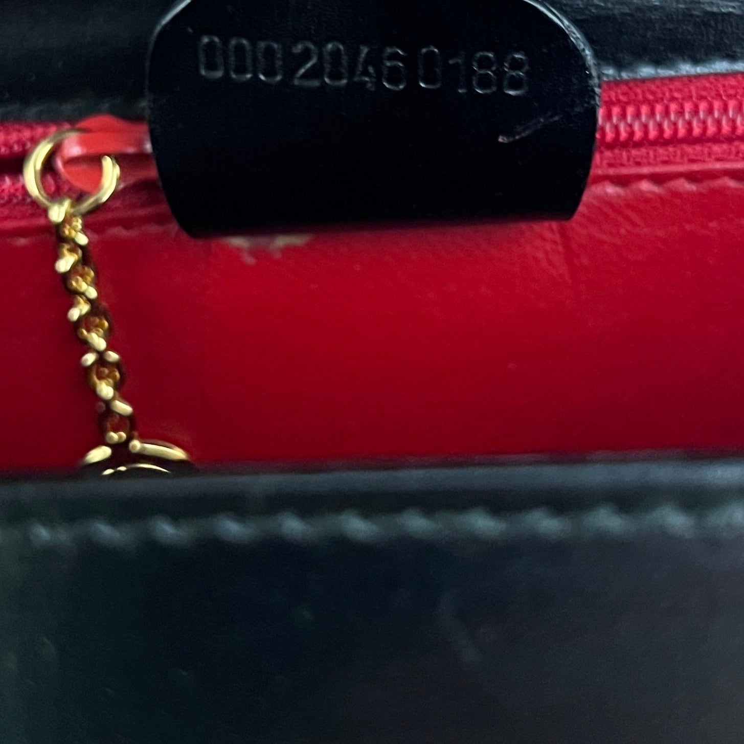GUCCI Bamboo 1947 Small smooth black leather bag