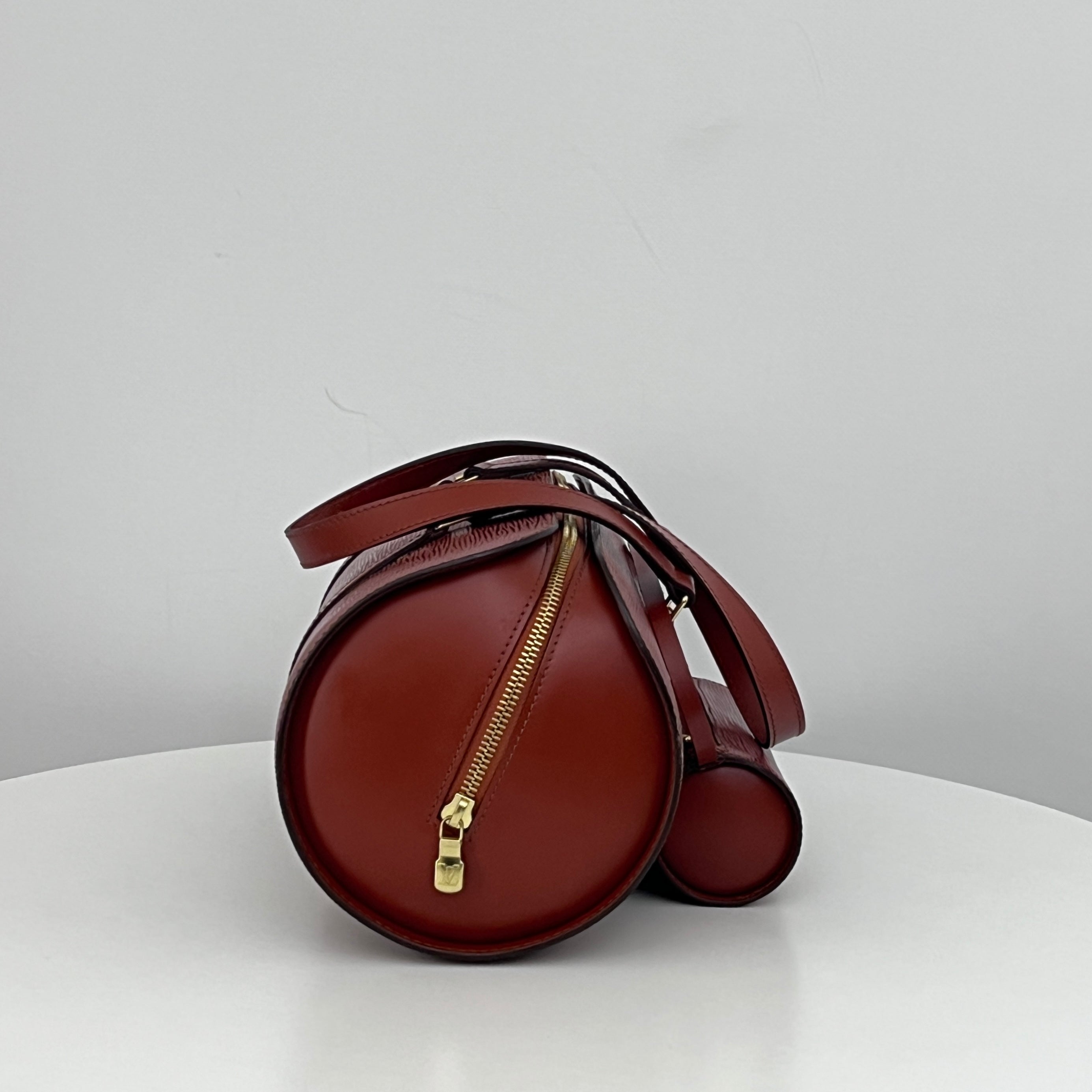 LOUIS VUITTON Soufflot bag in brown Epi leather