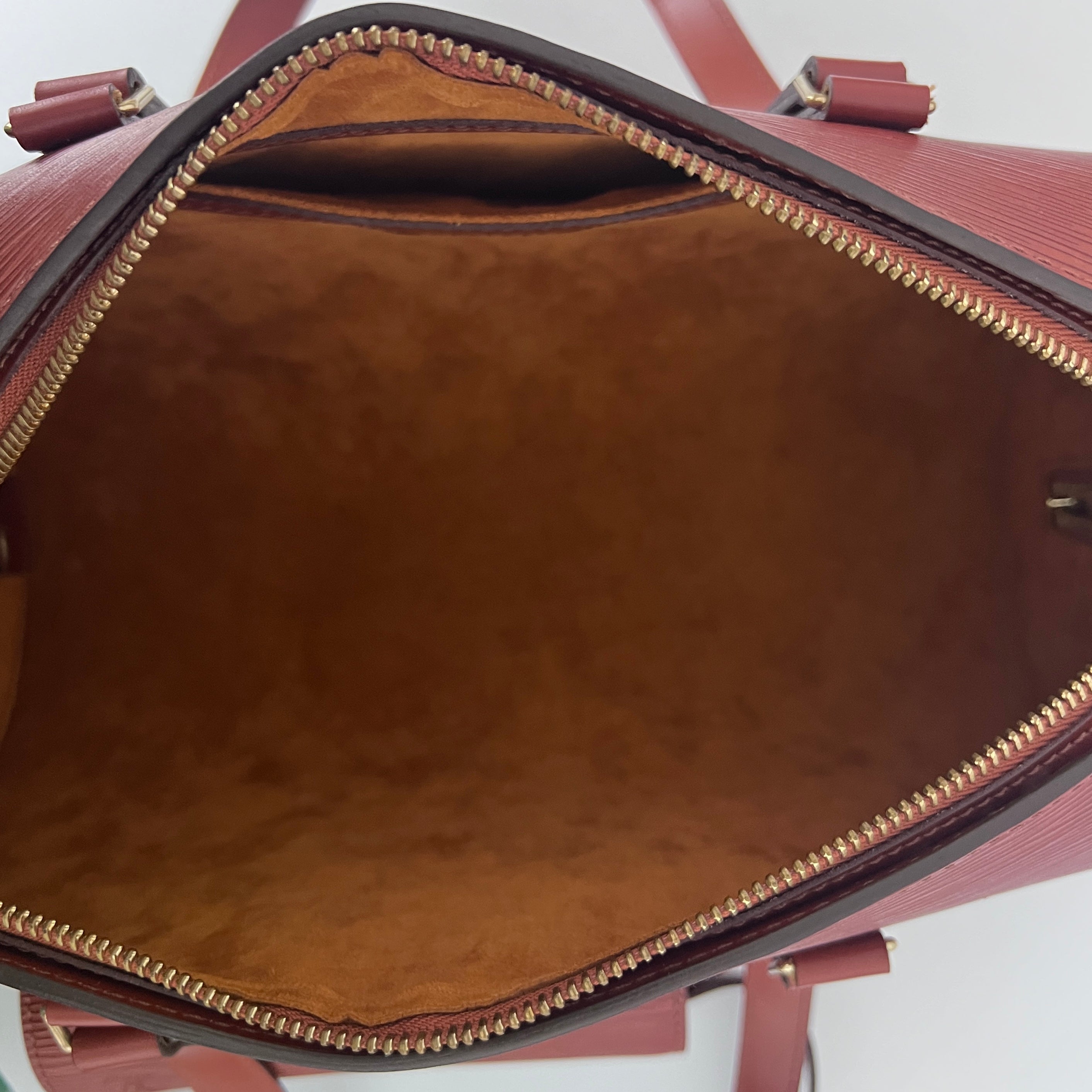 LOUIS VUITTON Soufflot bag in brown Epi leather