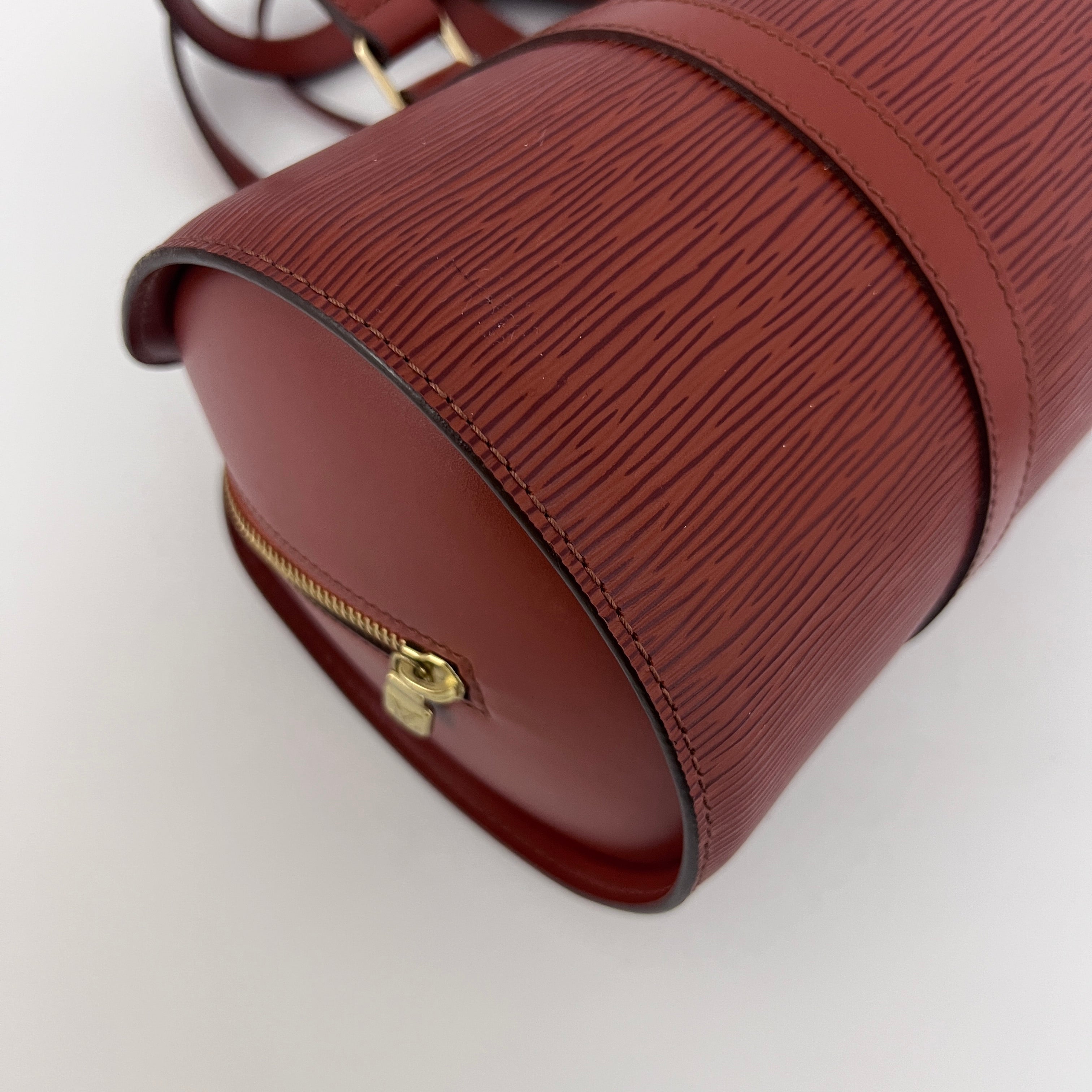LOUIS VUITTON Soufflot bag in brown Epi leather