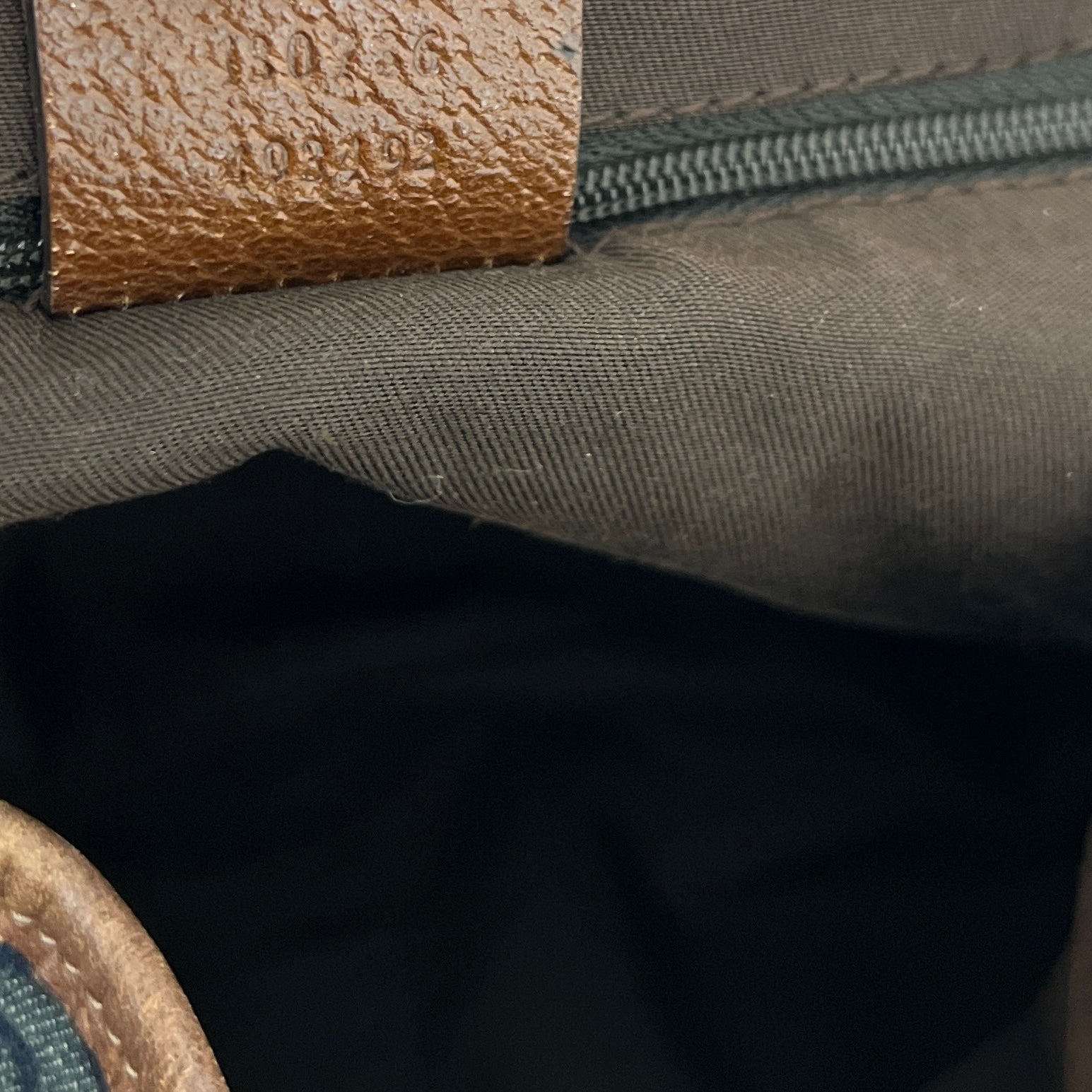 Sac GUCCI Abbey Hobo denim bleu