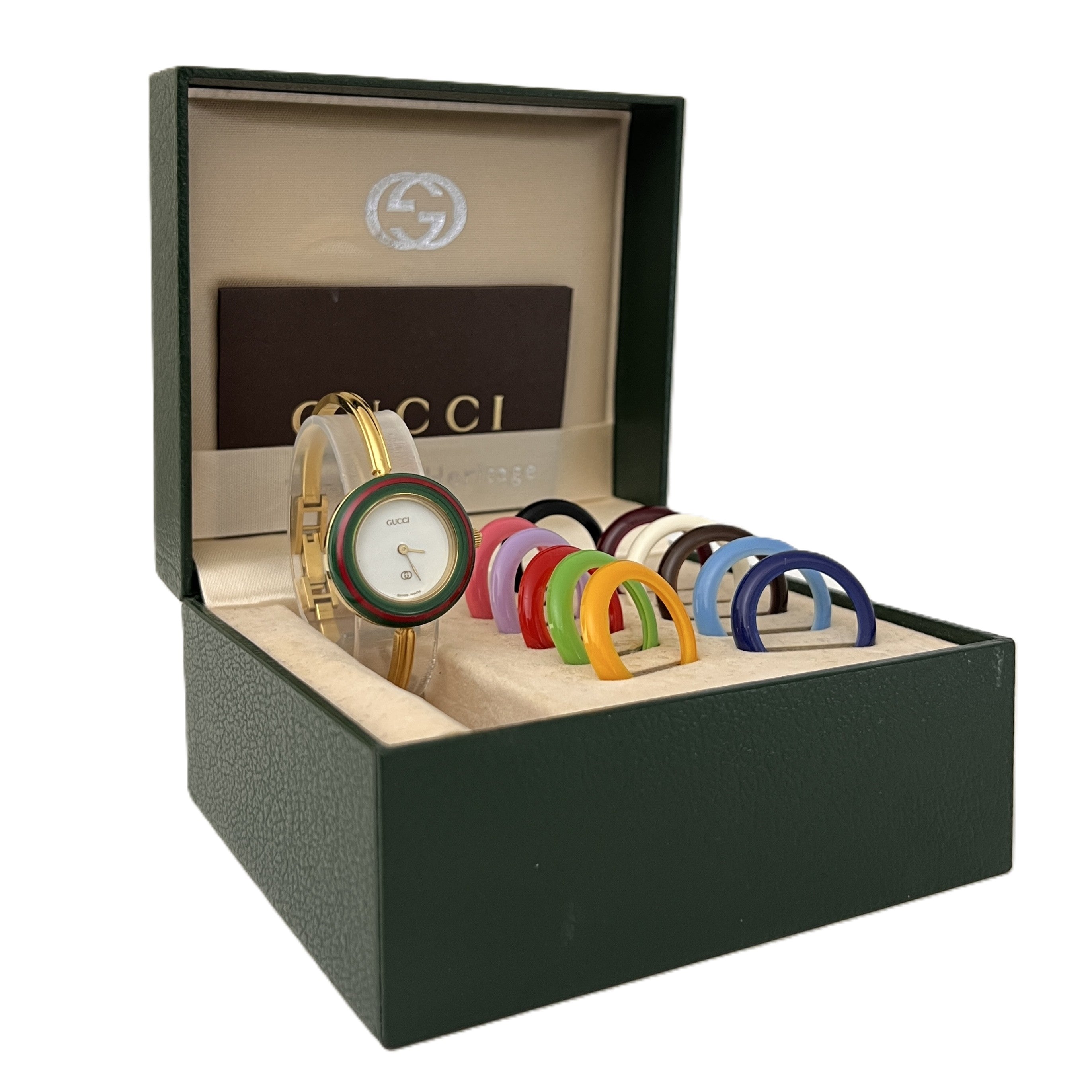 Montre GUCCI Play plaqué or doré