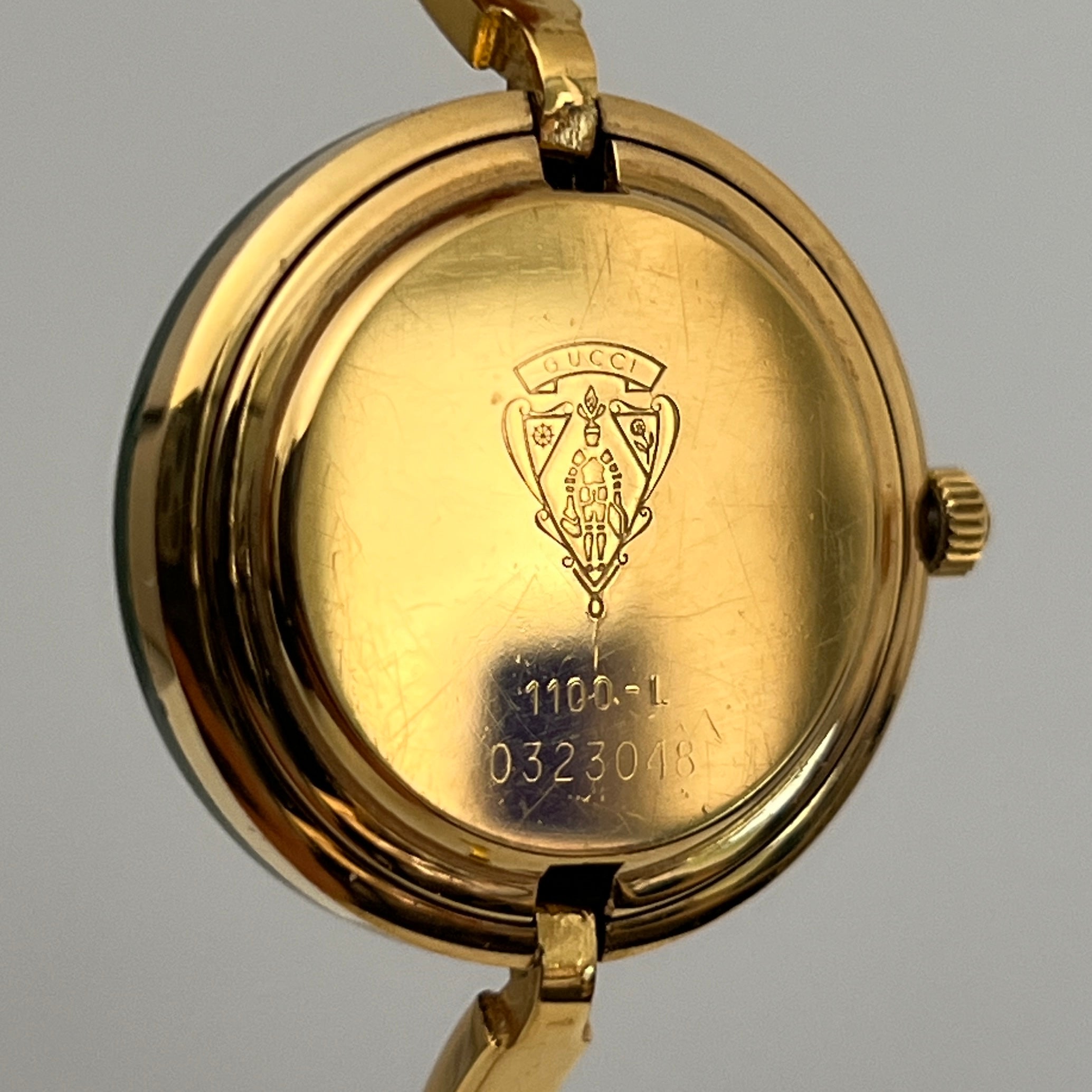 Montre GUCCI Play plaqué or doré