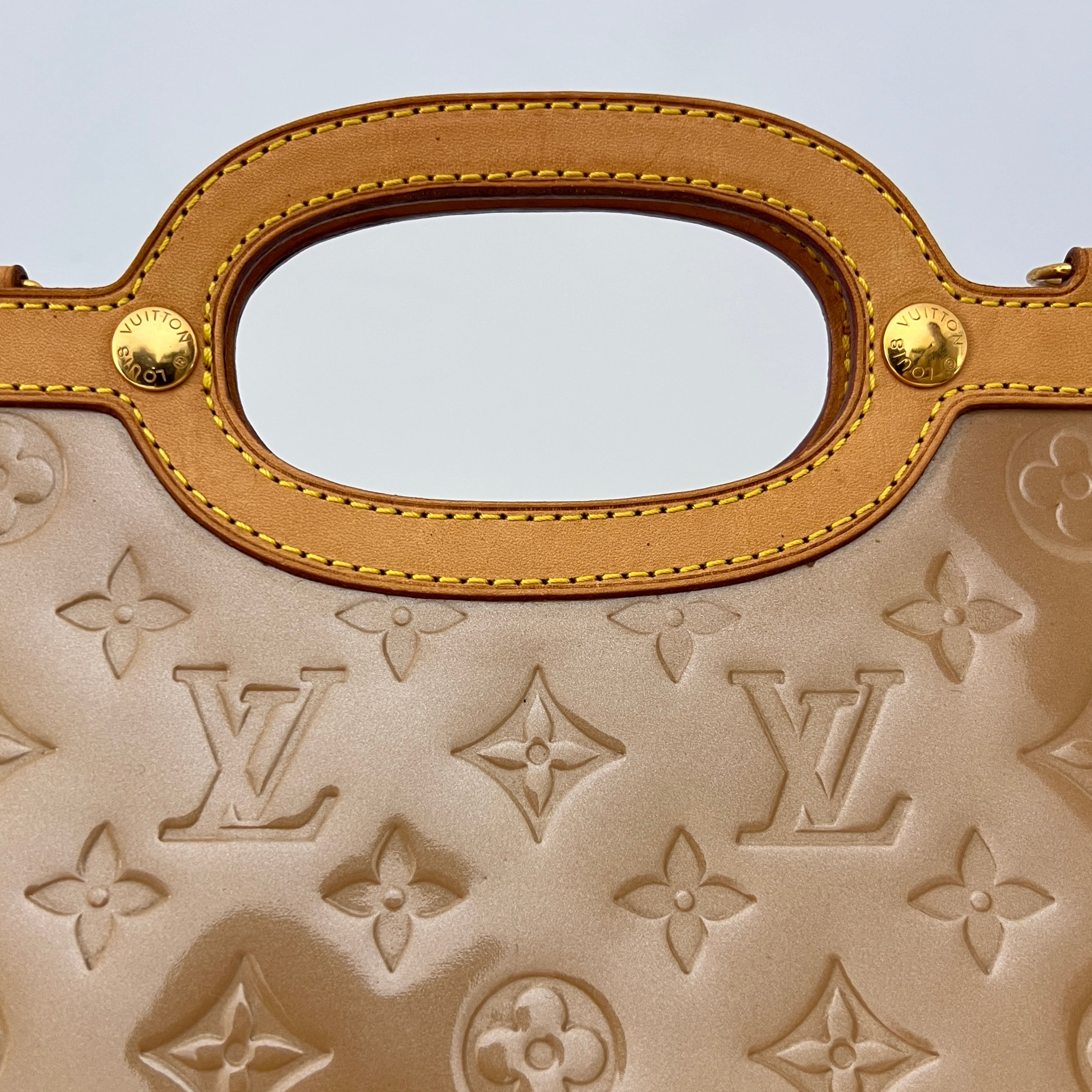 Sac LOUIS VUITTON Roxbury cuir verni marron noisette