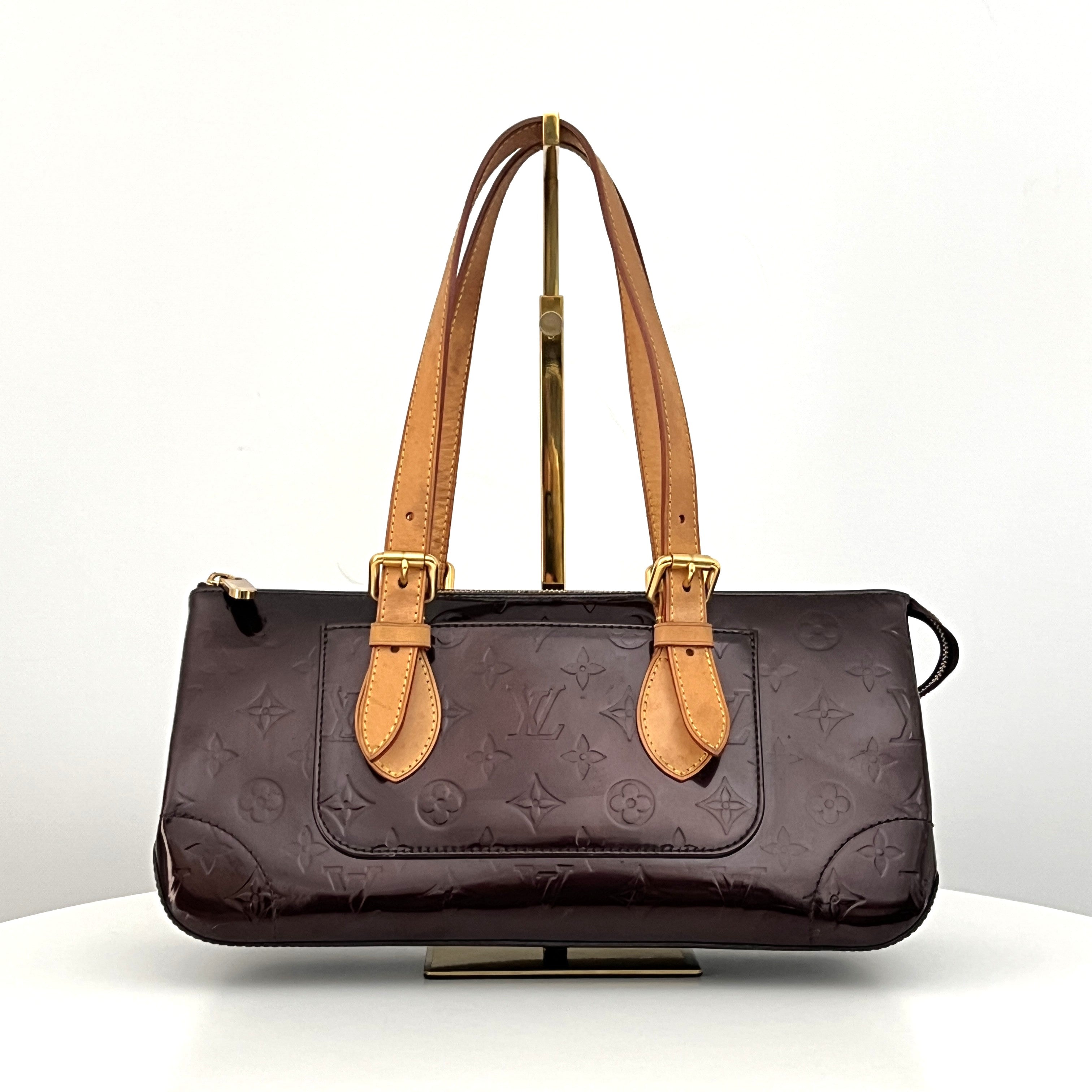 Sac LOUIS VUITTON Rosewood cuir verni violet