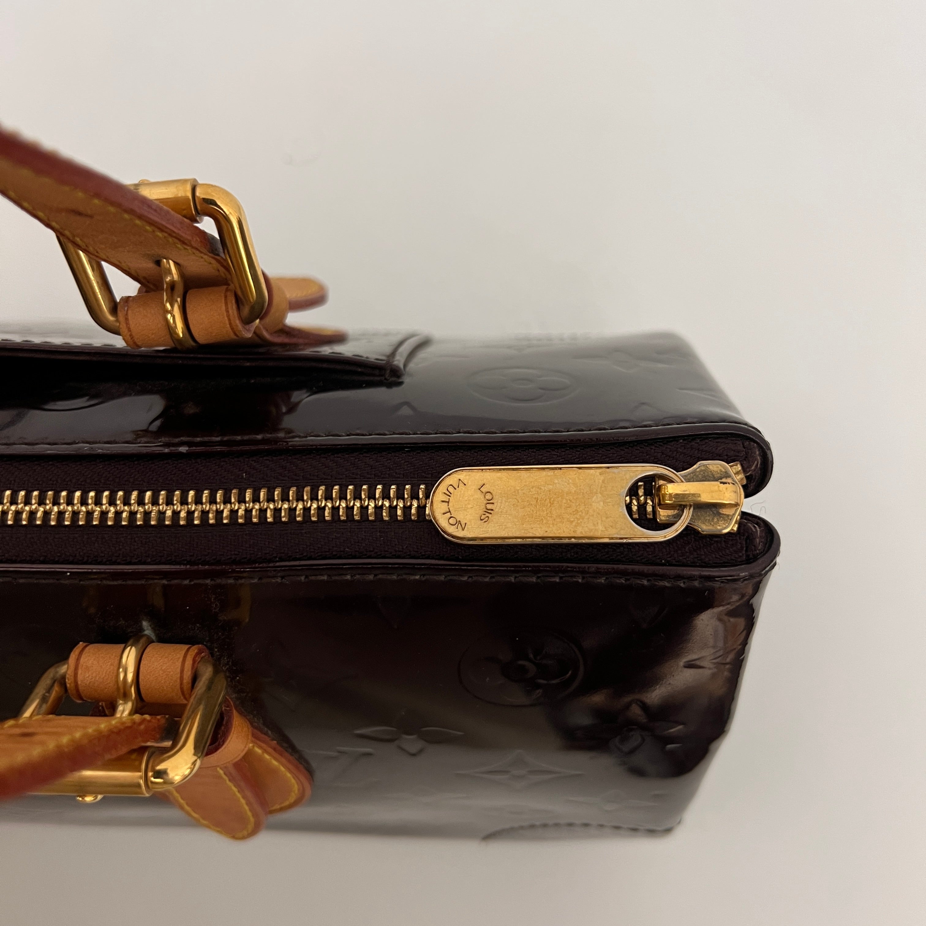 Sac LOUIS VUITTON Rosewood cuir verni violet
