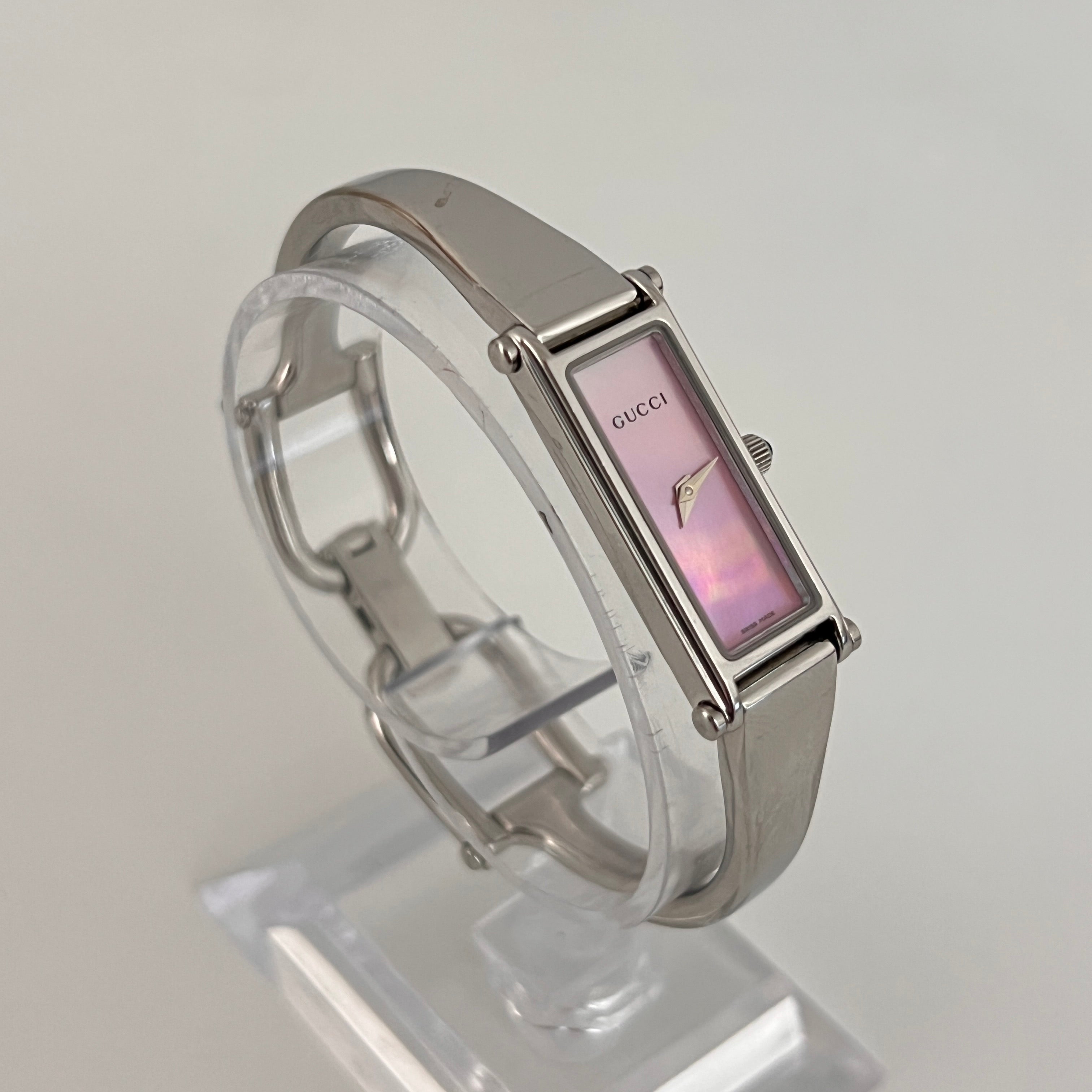 GUCCI 1500 L Silver Steel Watch