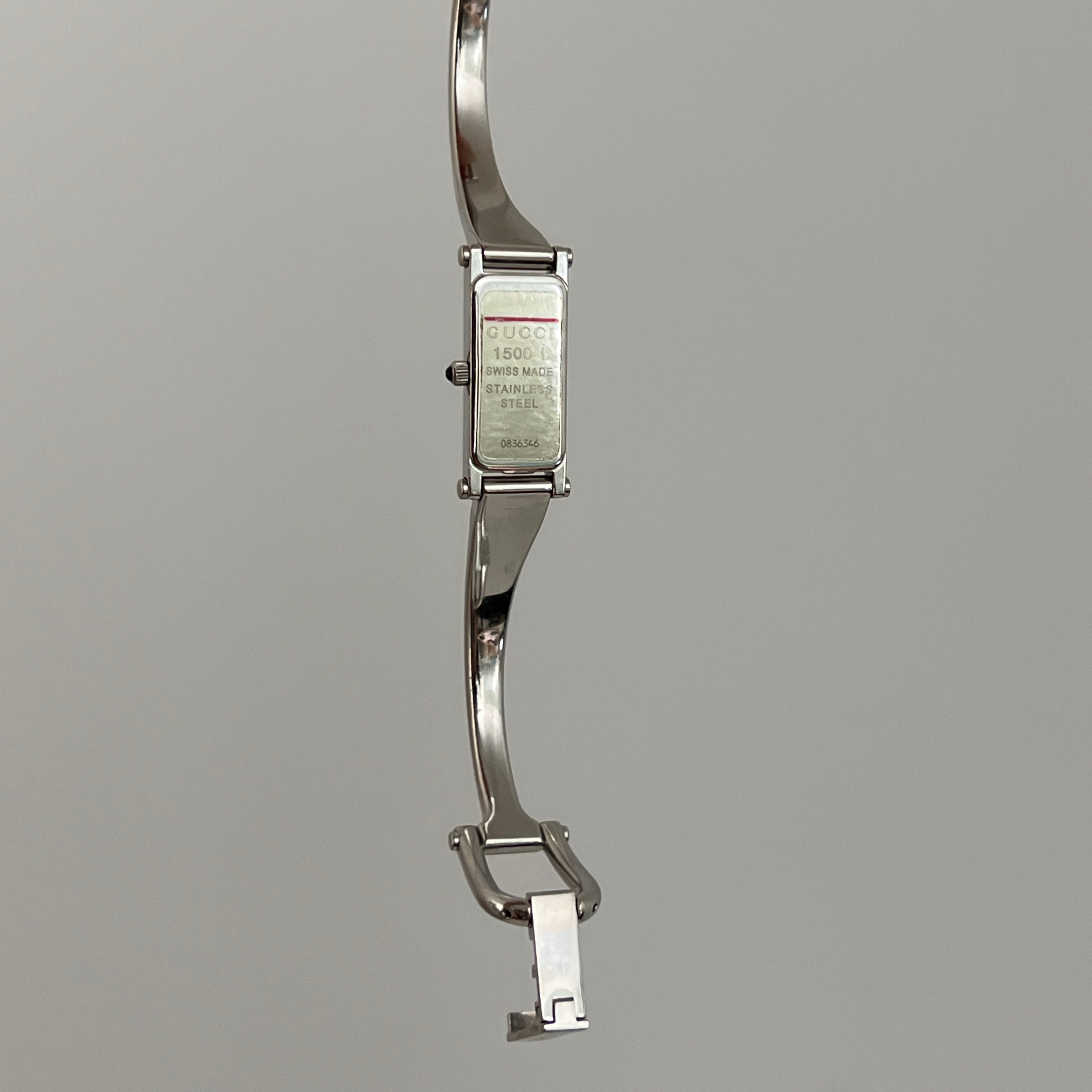 GUCCI 1500 L Silver Steel Watch