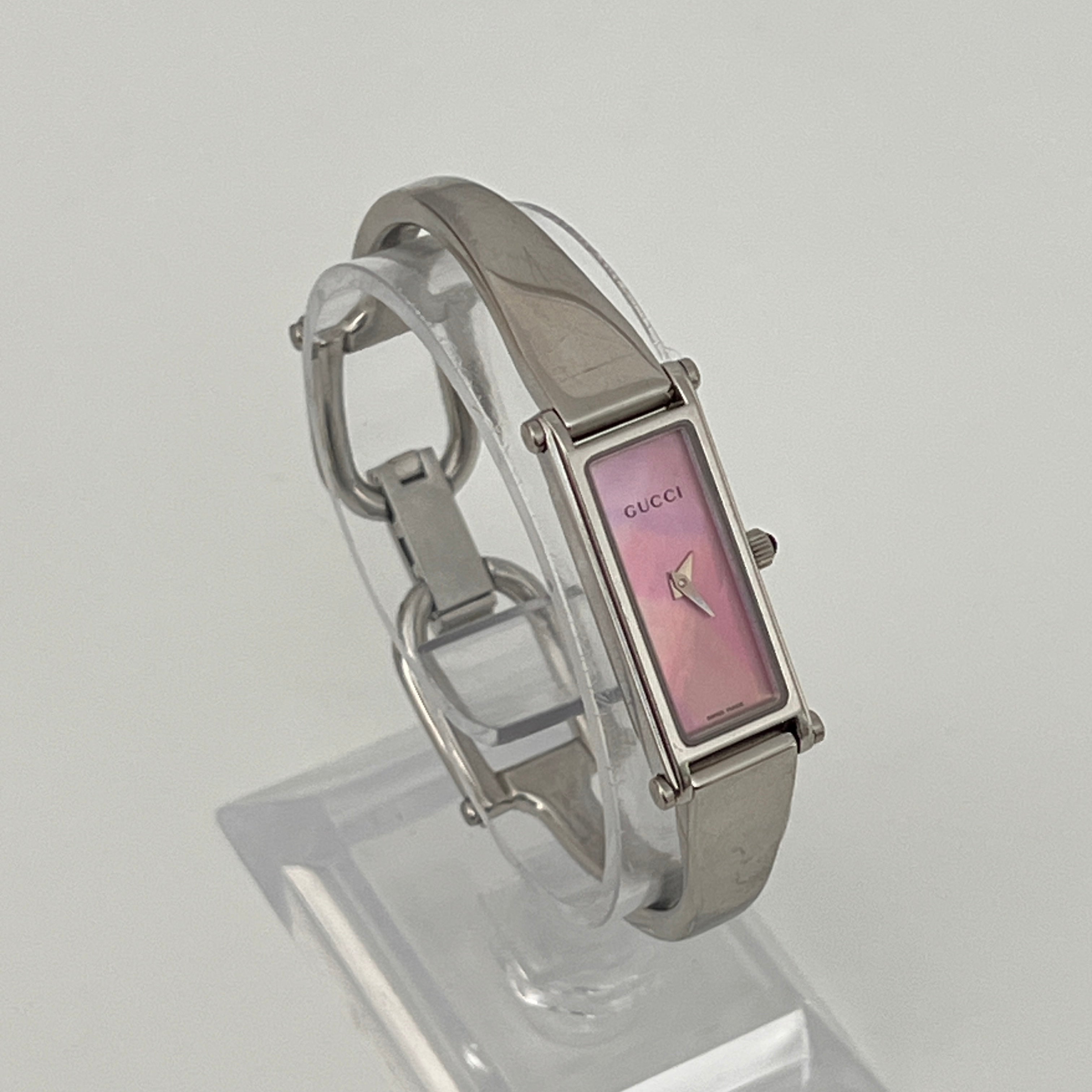 GUCCI 1500 L Silver Steel Watch