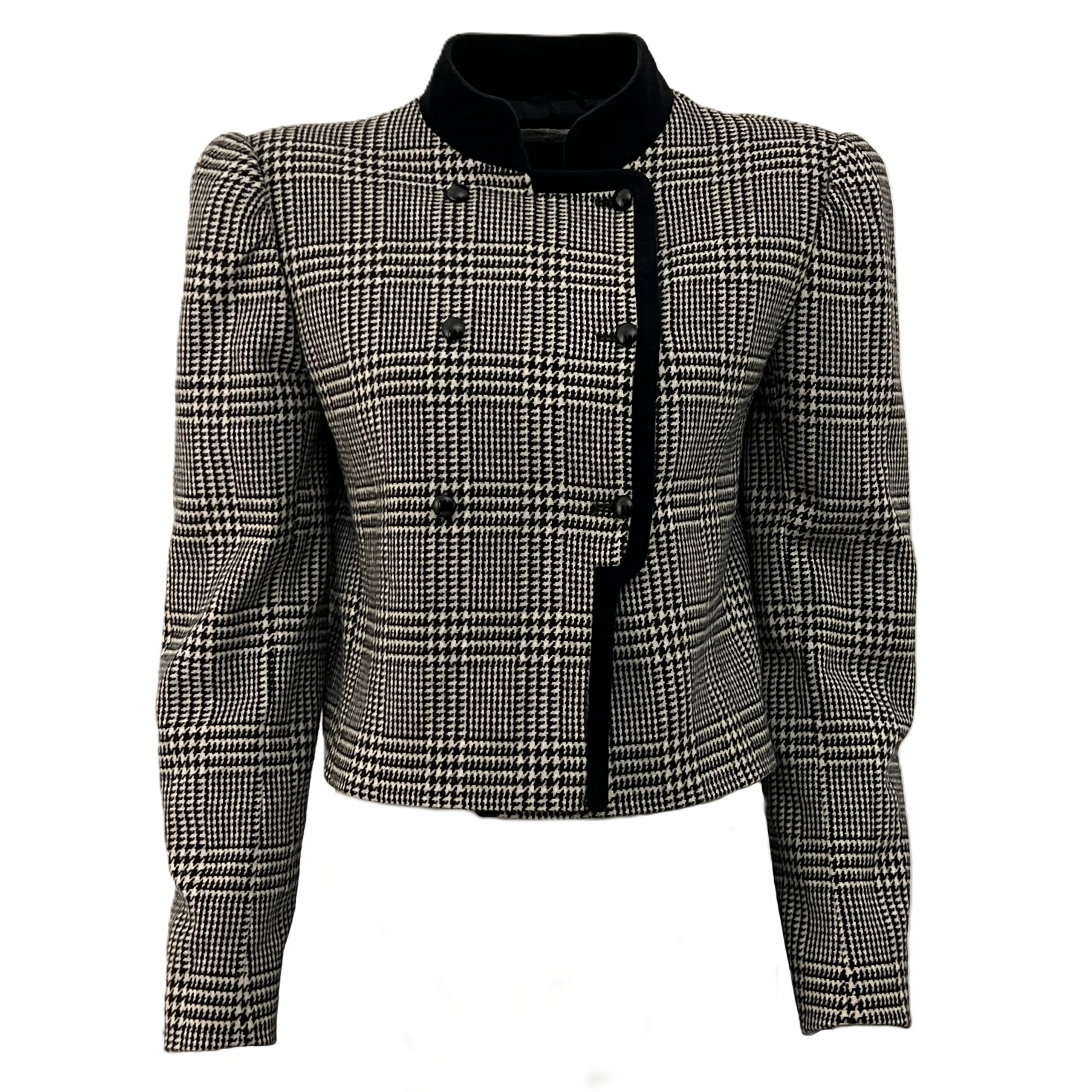 Veste Valentino Garavani Miss V vintage circa 1980 en laine et cachemire
