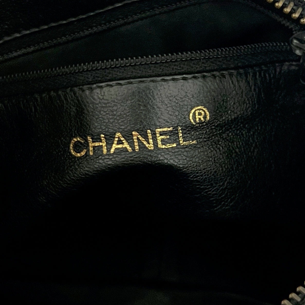 CHANEL Camera Bag black lambskin shoulder bag 1989-1991