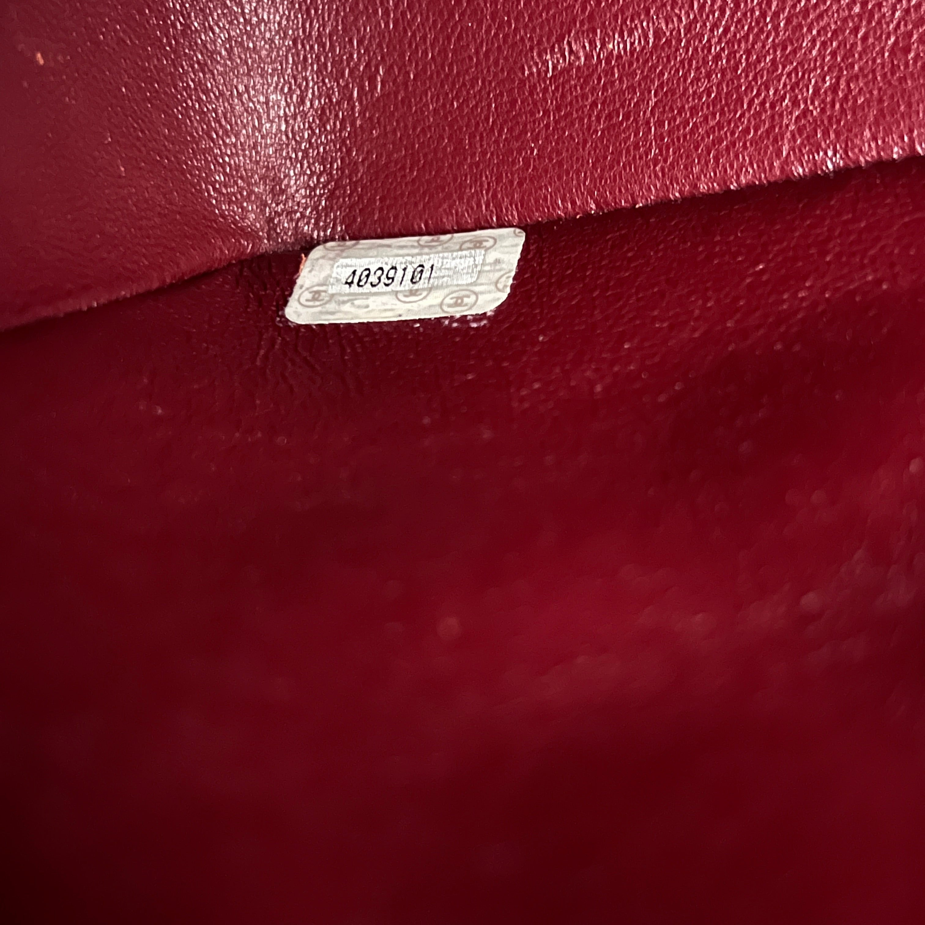Sac à bandoulière CHANEL Diana Medium cuir d'agneau noir vintage 1996-1997