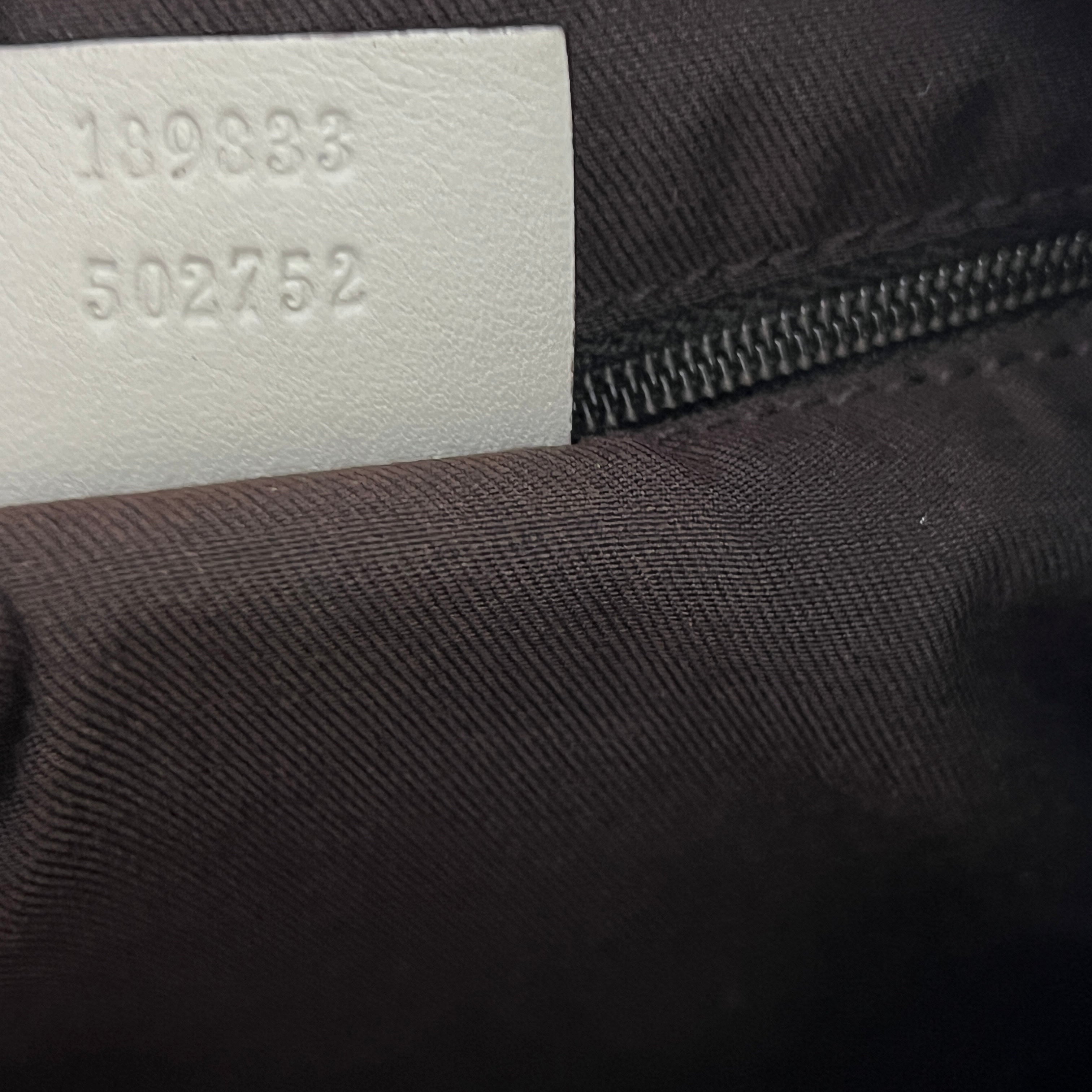 Sac GUCCI Hobo toile et cuir marron