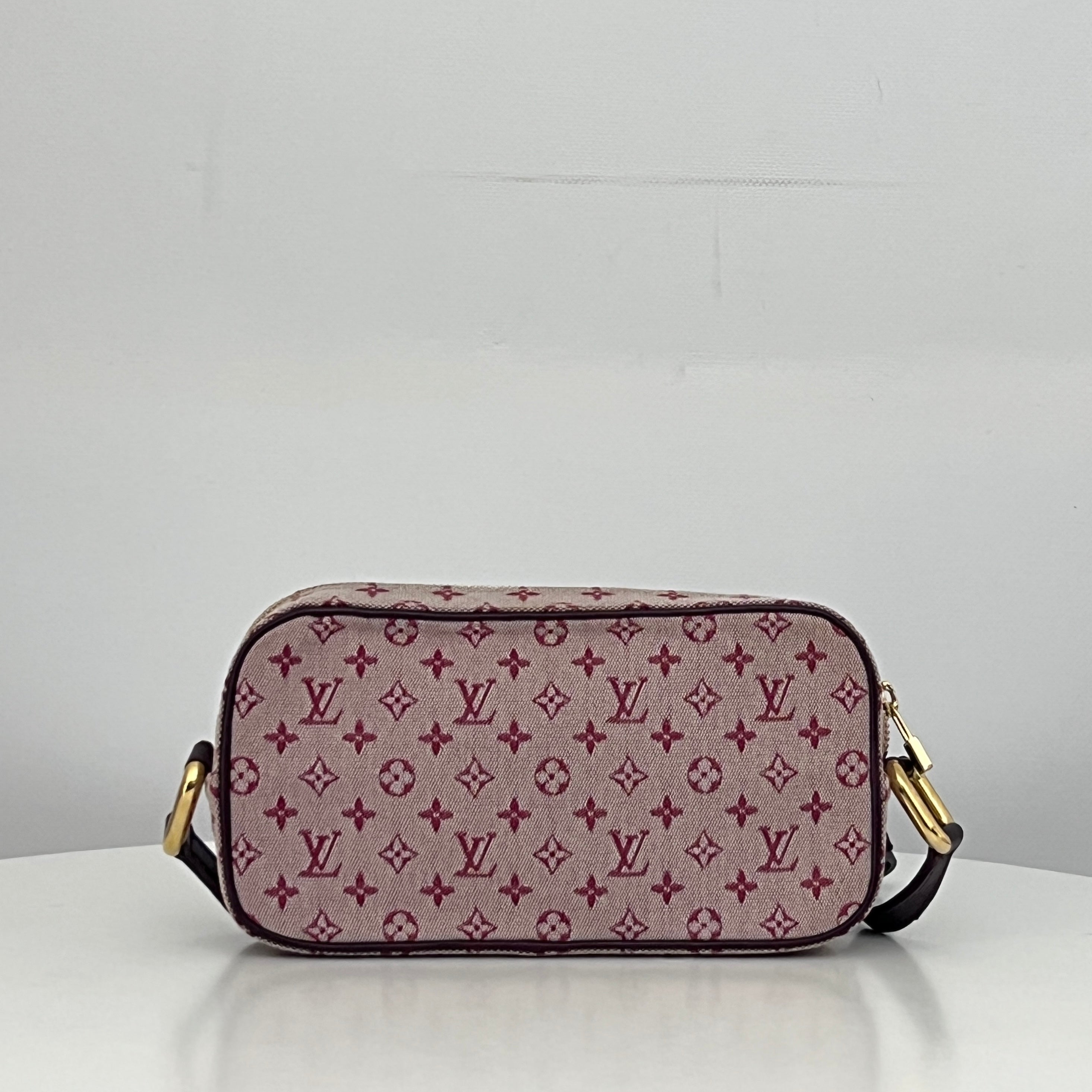 Sac à bandoulière LOUIS VUITTON Mini Lin Juliette toile rose vintage 2003
