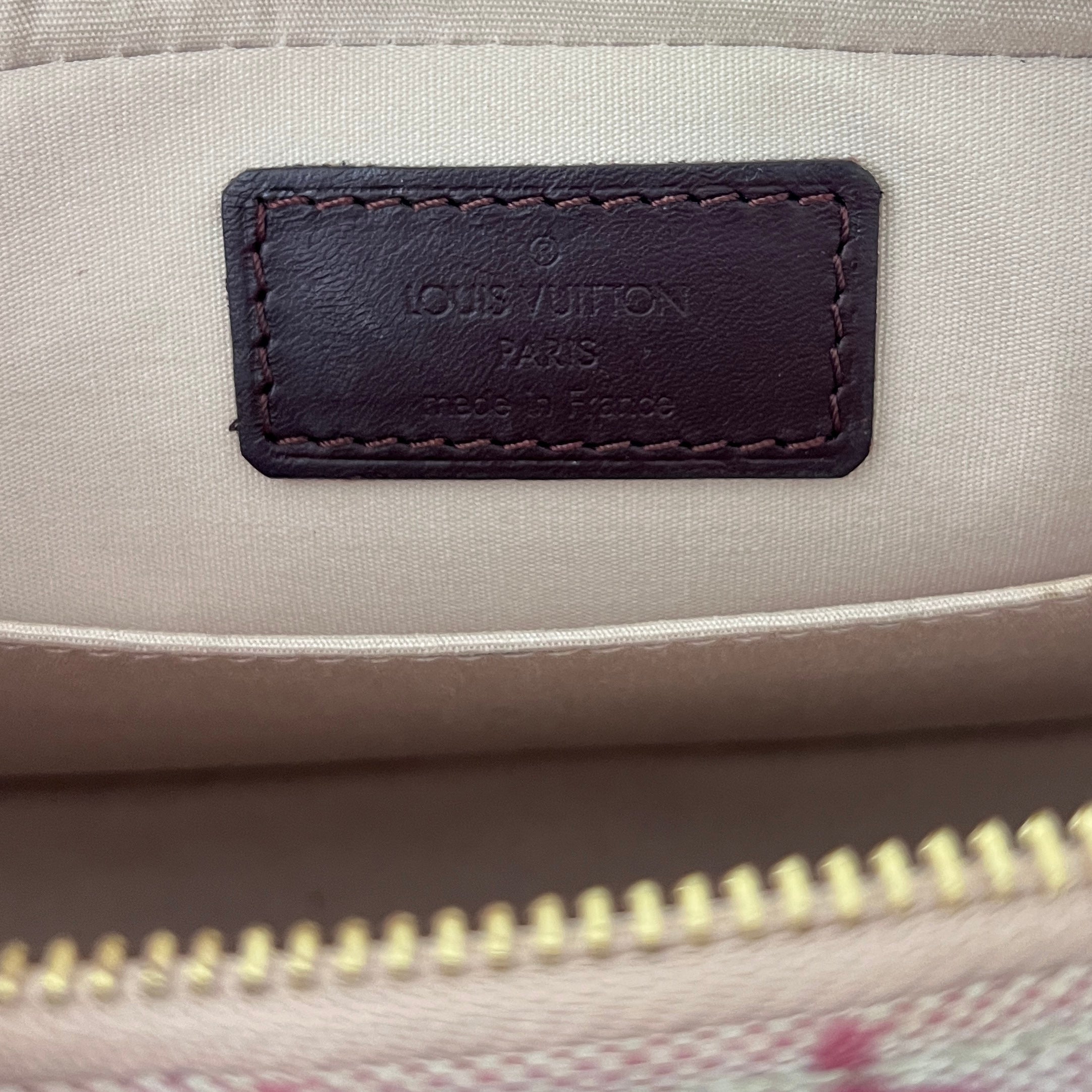 Sac à bandoulière LOUIS VUITTON Mini Lin Juliette toile rose vintage 2003