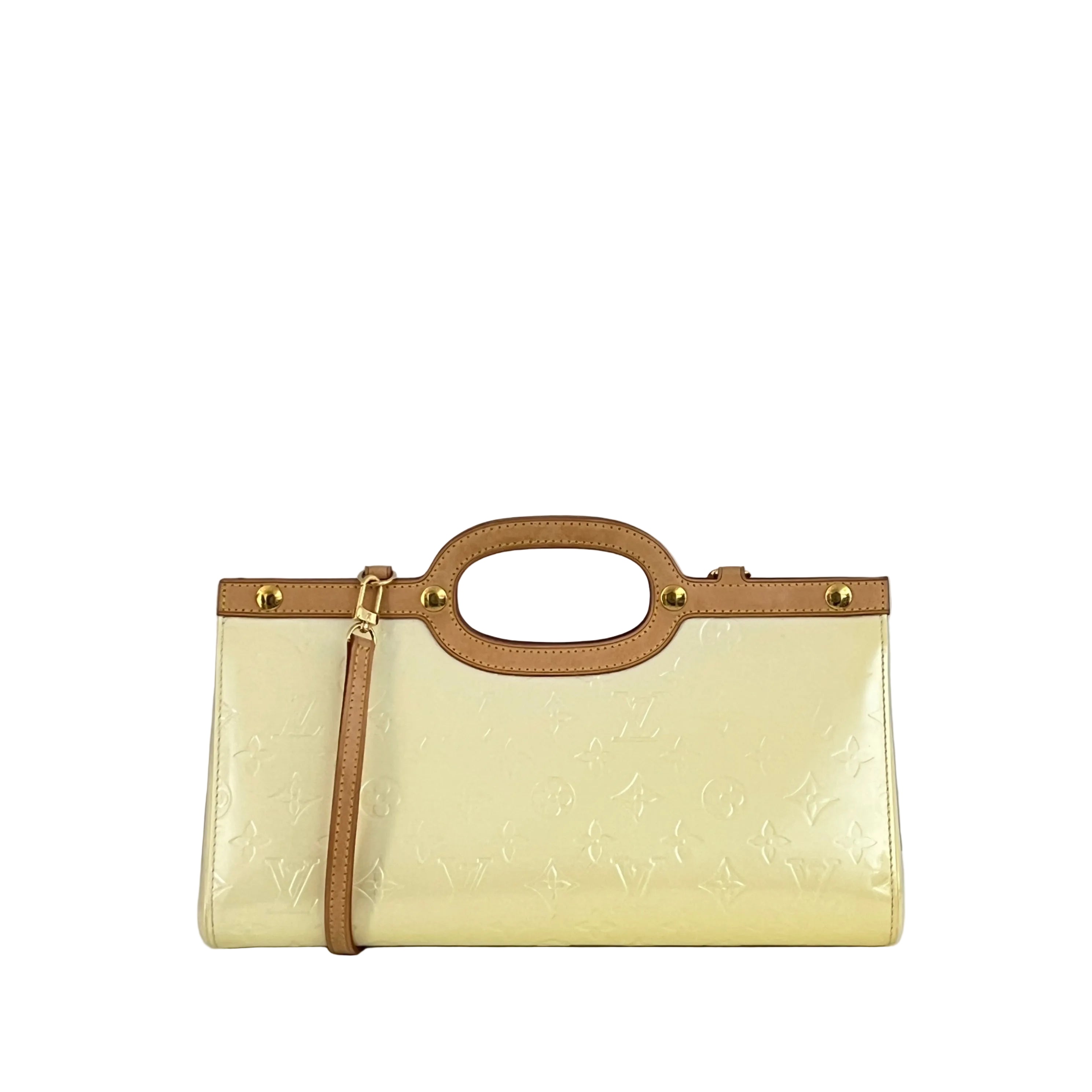 Sac LOUIS VUITTON Roxbury cuir verni perle vintage 2006