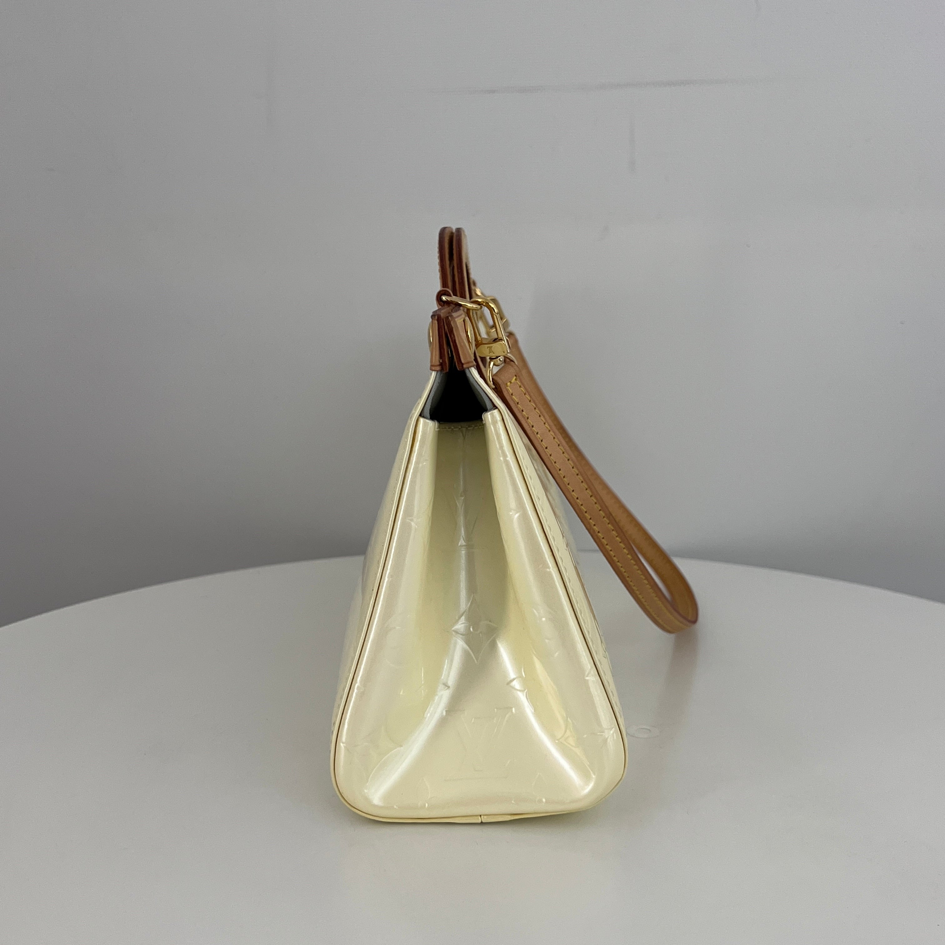 Sac LOUIS VUITTON Roxbury cuir verni perle vintage 2006