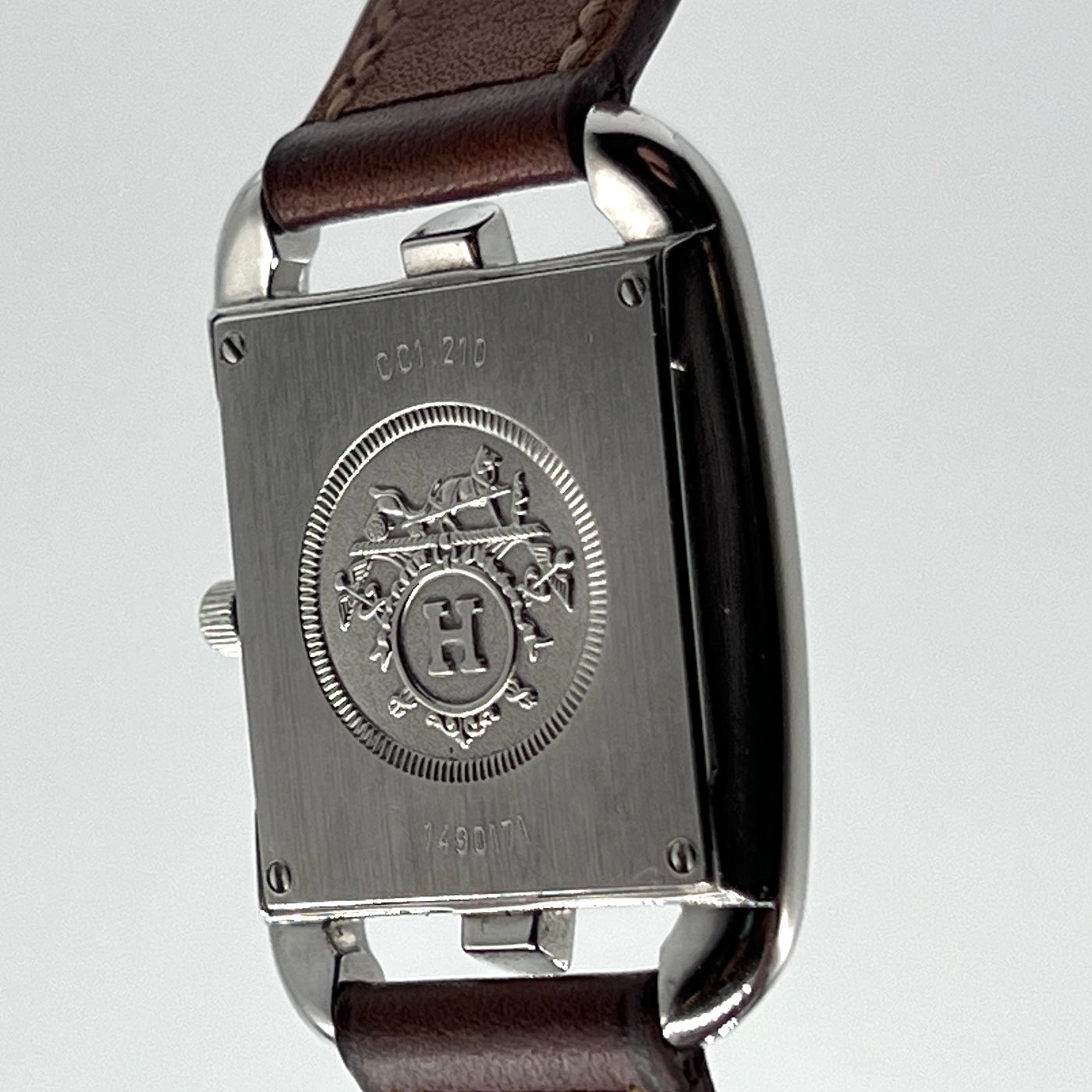 Montre HERMÈS Cape Cod acier argenté vintage 2011
