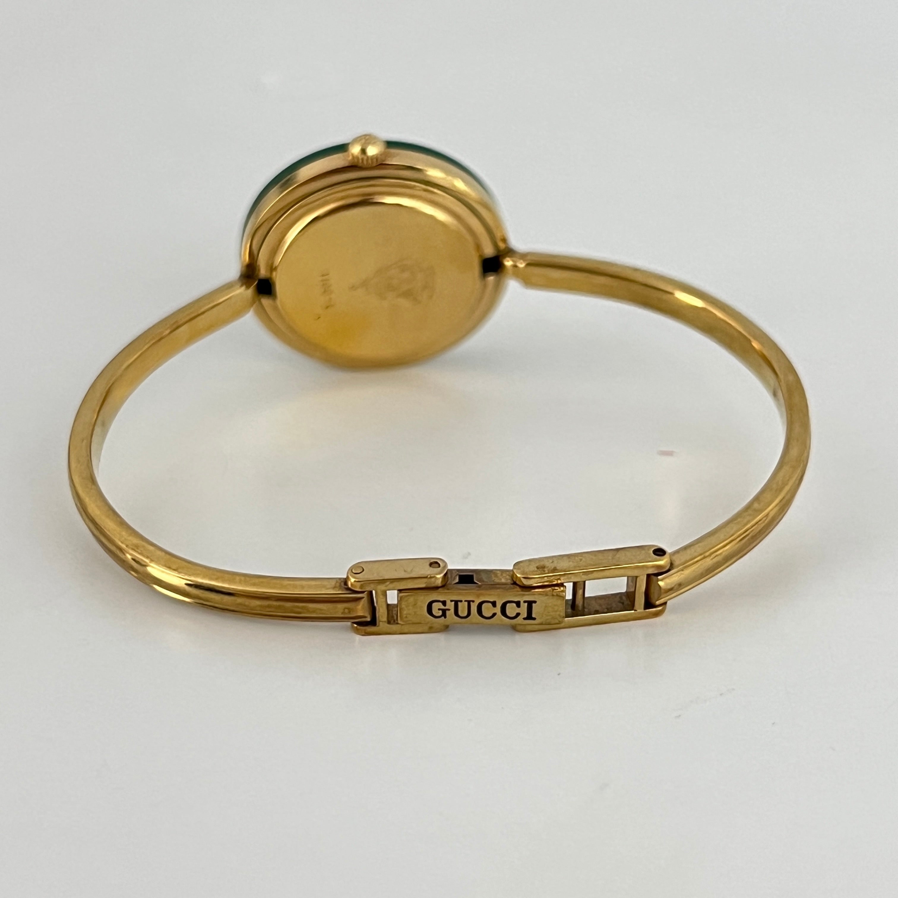 Montre GUCCI Play plaqué or doré
