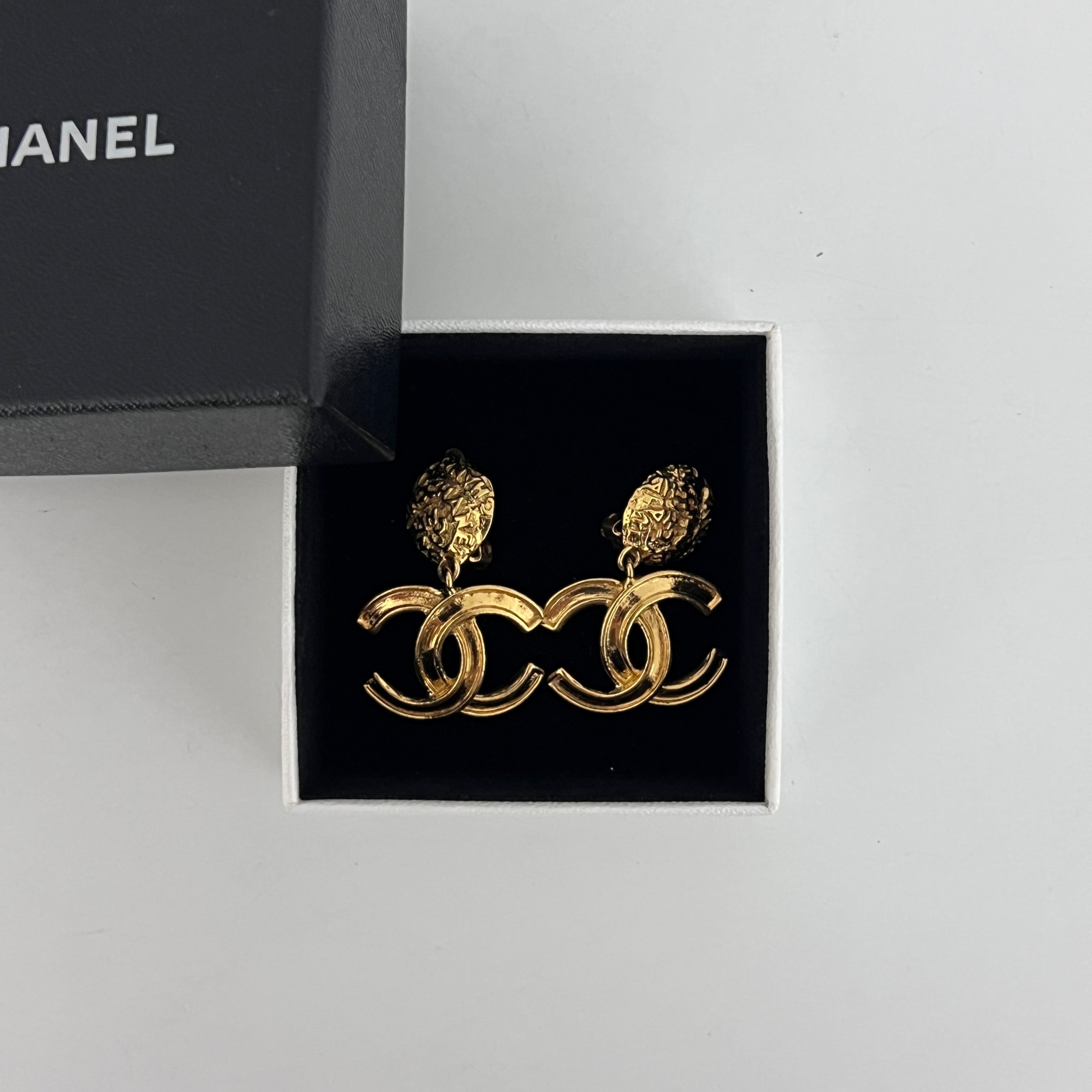 CHANEL CC Clip-On Earrings 1995 Collection