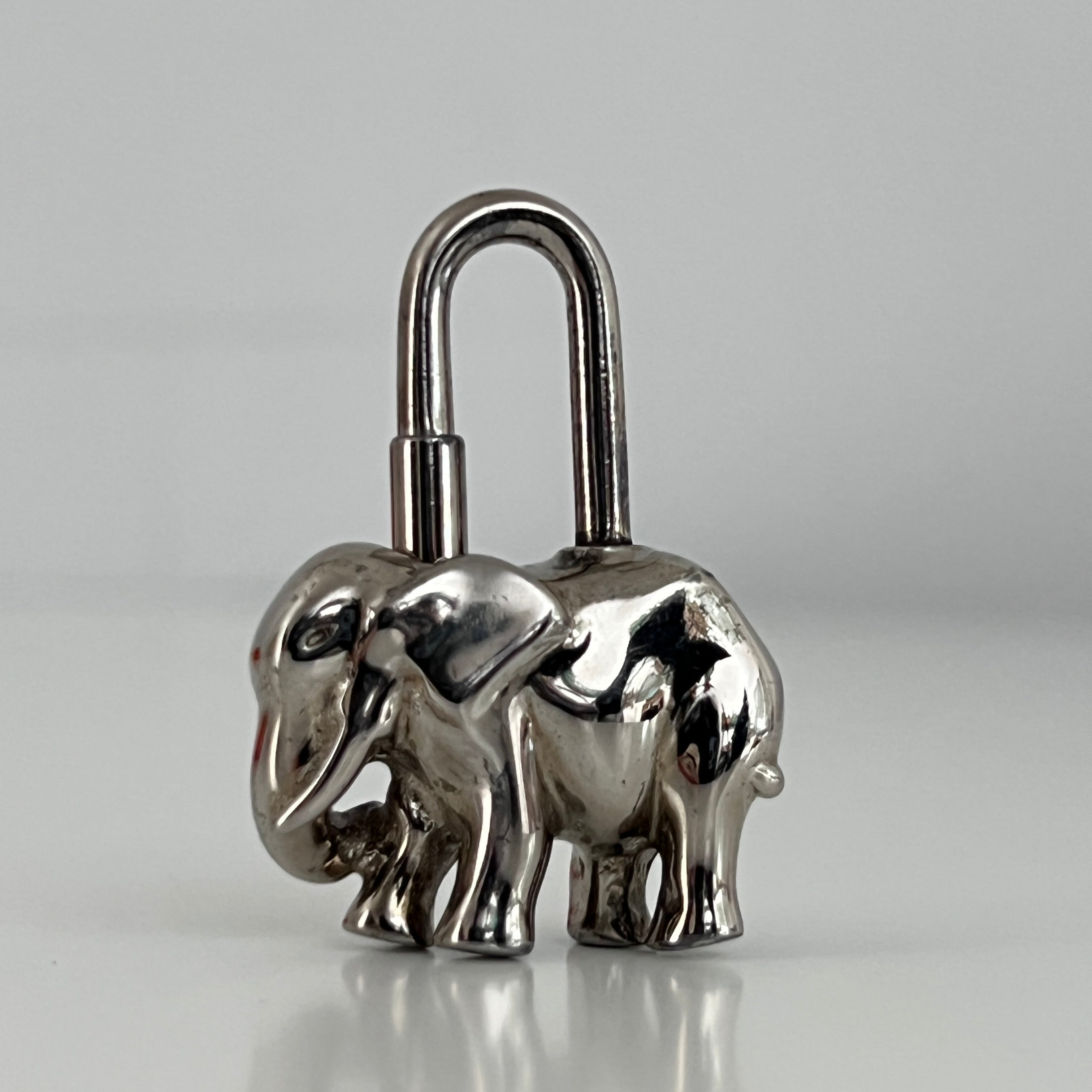 Charm HERMÈS Cadena Elephant Palladium