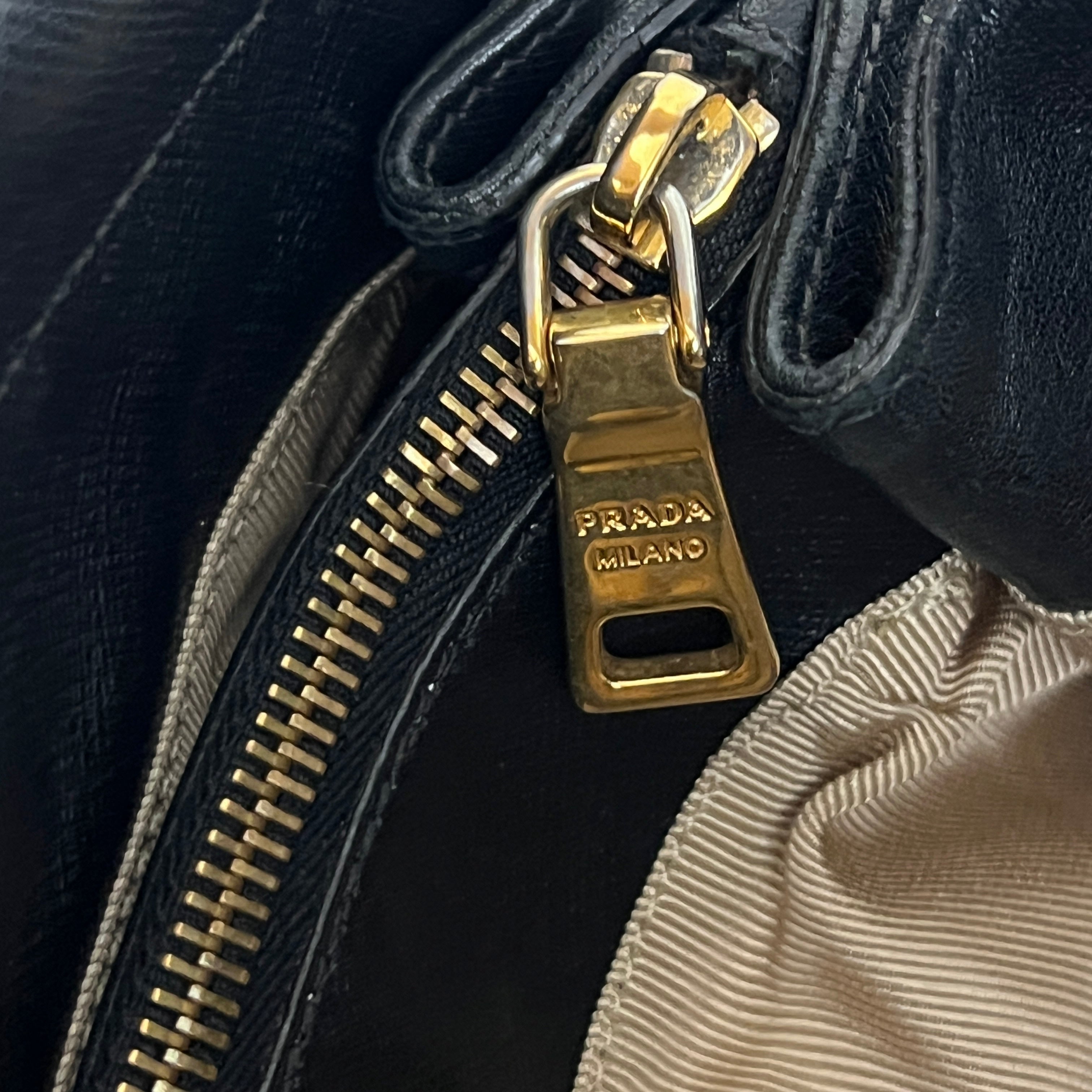 Sac PRADA Saffiano 2-Way cuir Saffiano noir