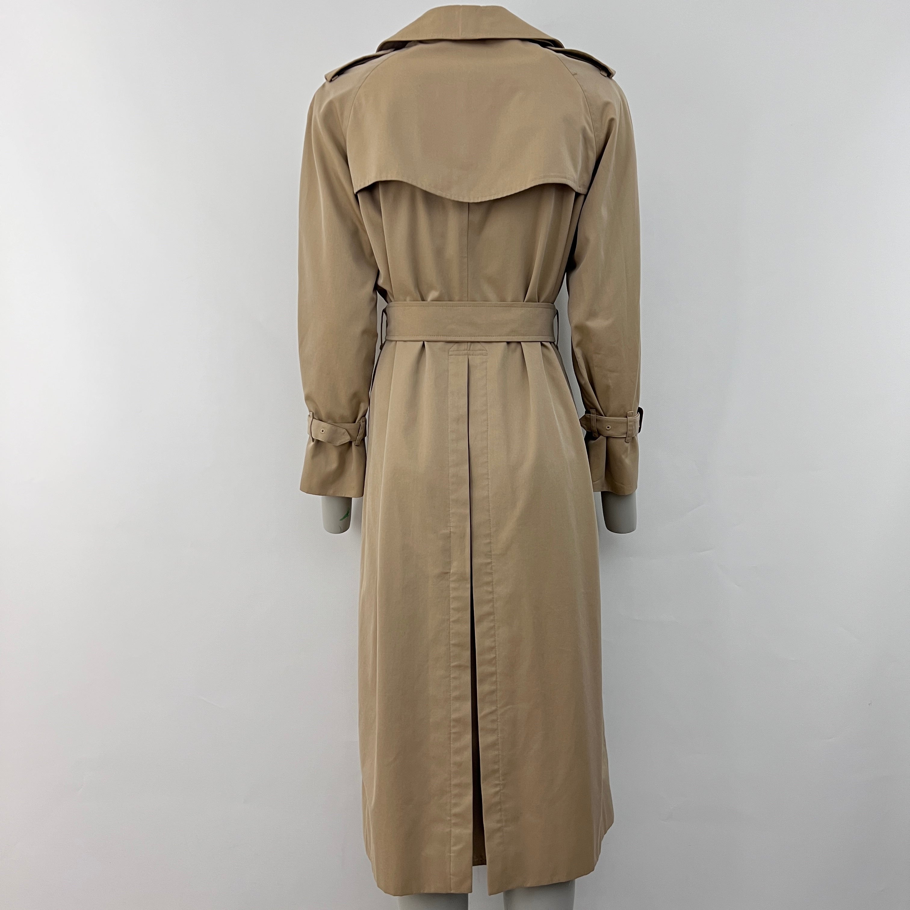 Trench BURBERRY S coton beige miel Chelsea Circa 1990