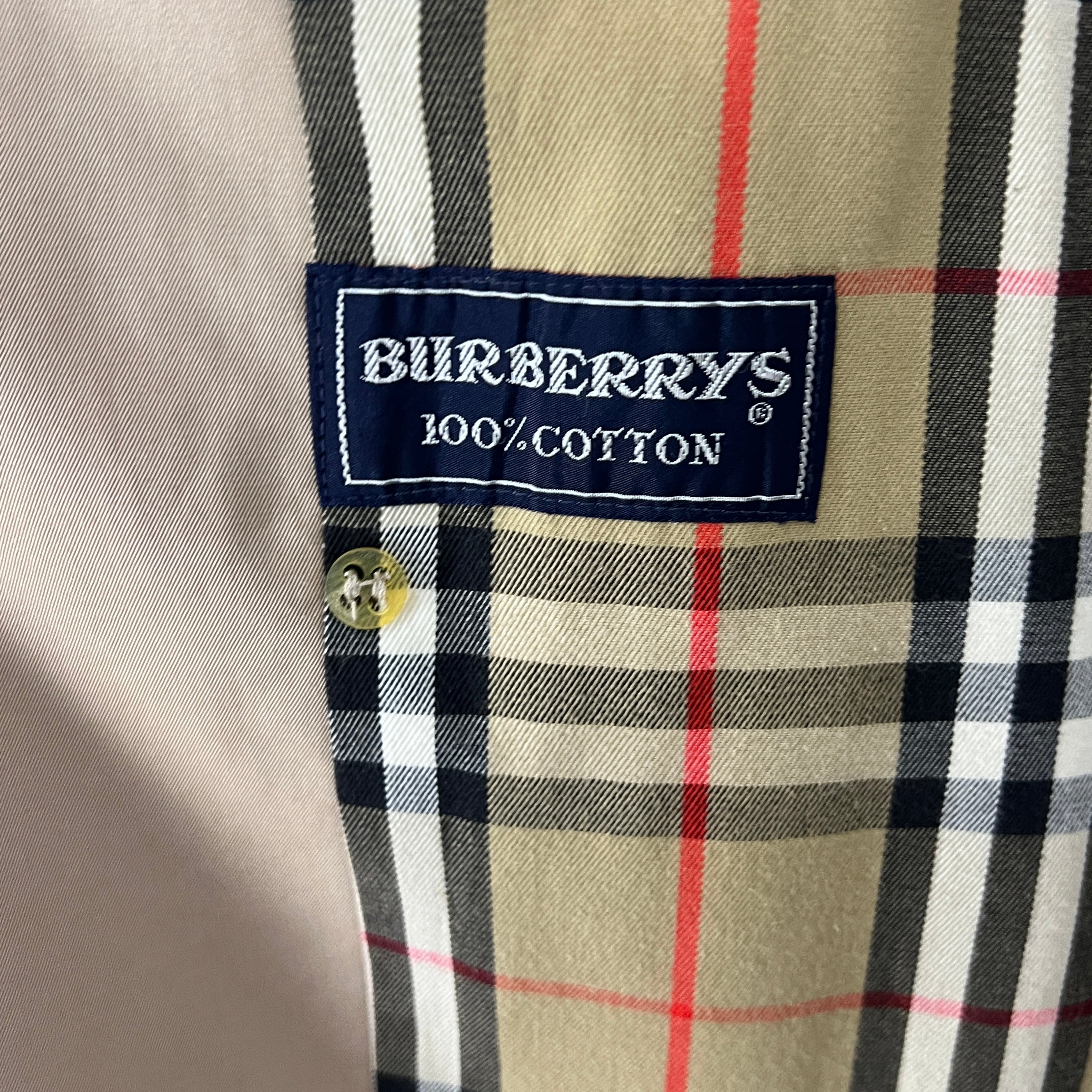 Trench BURBERRY S coton beige miel Chelsea Circa 1990