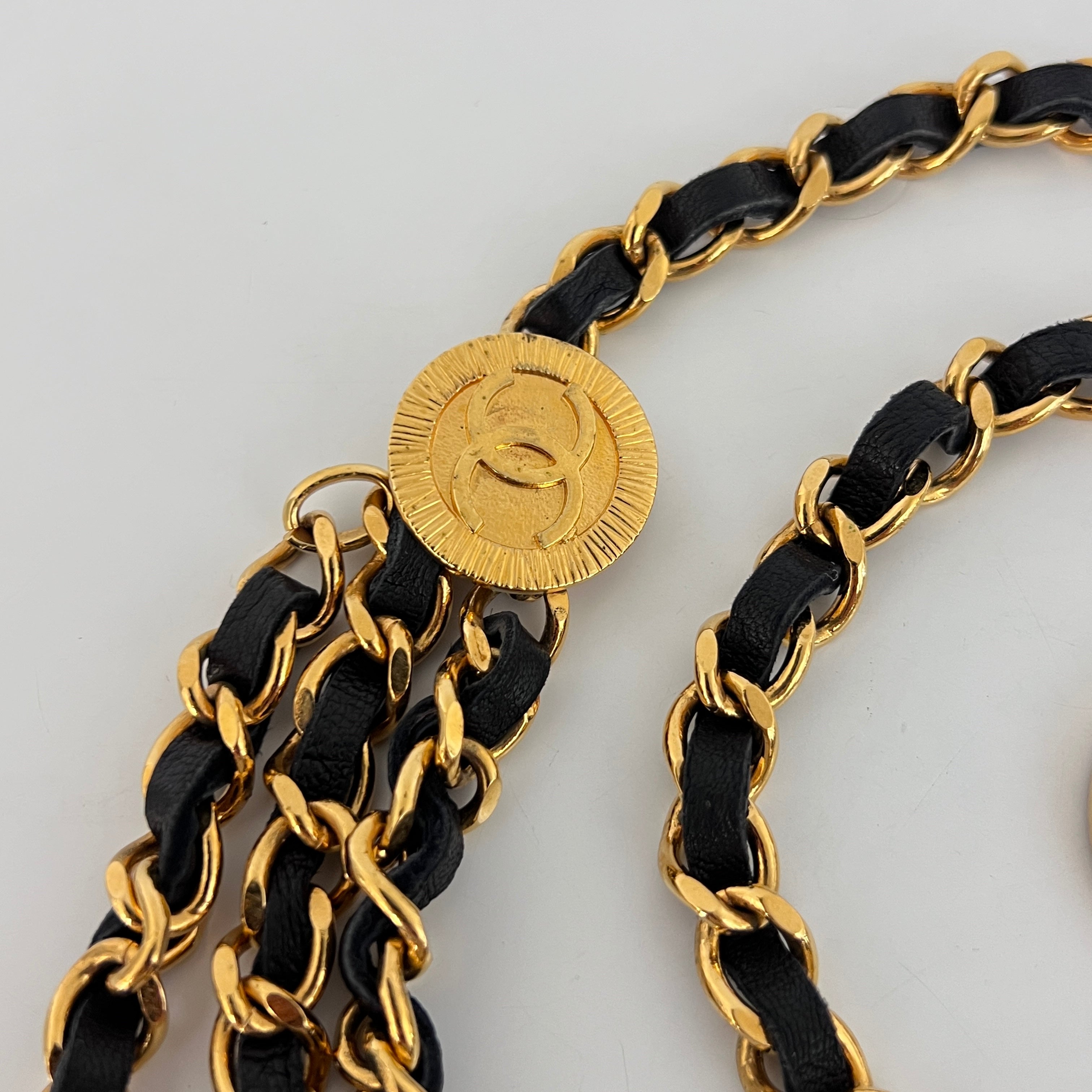 Ceinture CHANEL CC Chaîne entrelacée Collection1984