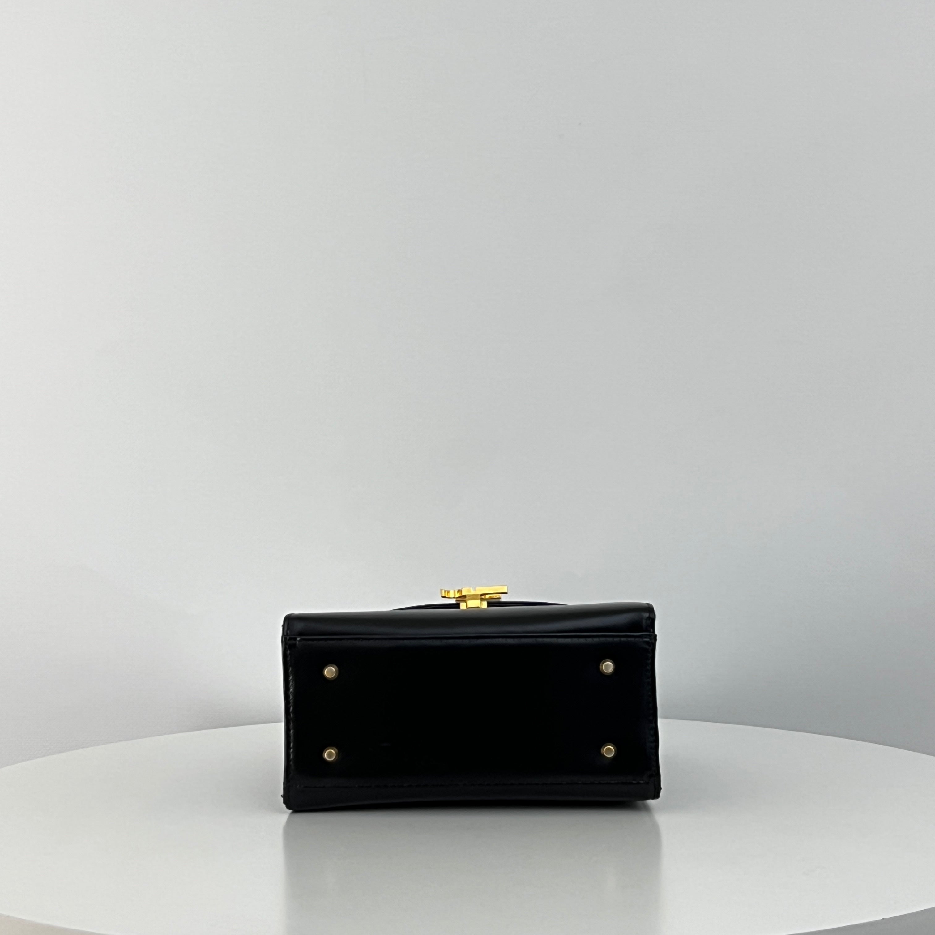 Sac COURRÈGES 2 Way cuir grainé noir