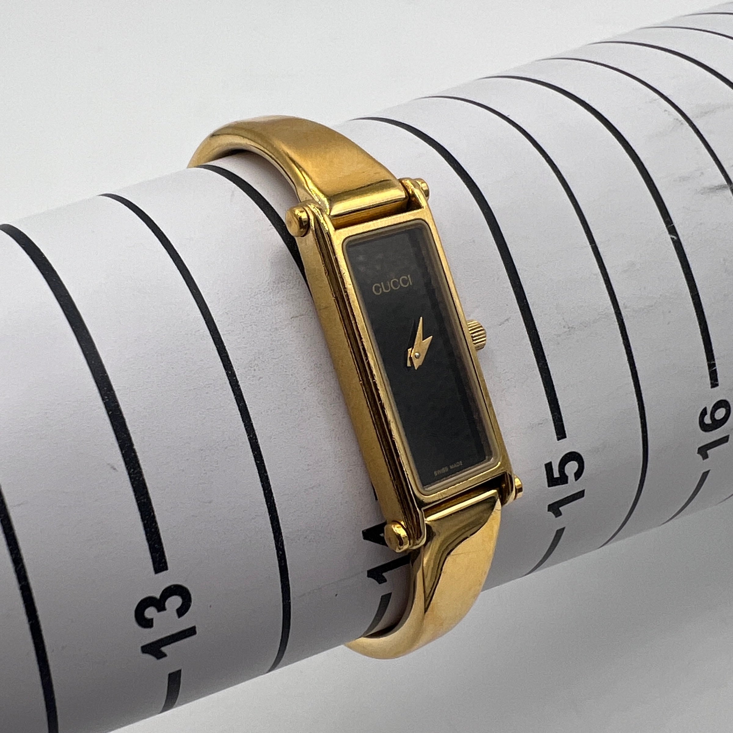 GUCCI 1500 Gold-Plated Watch