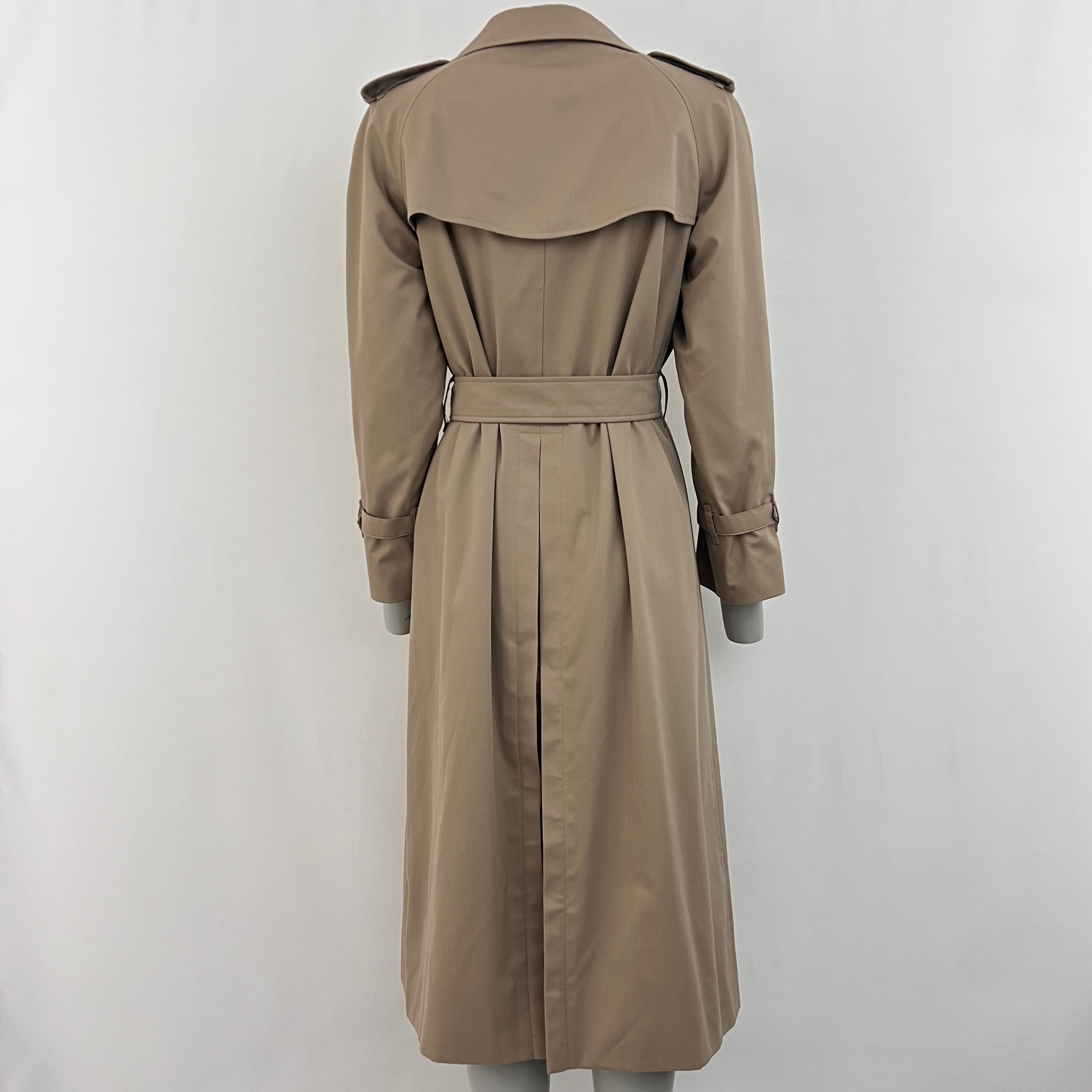 BURBERRY Chelsea beige cotton trench coat Circa 1990