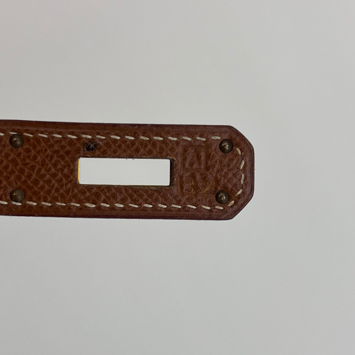 Sac à bandoulière HERMÈS Kelly 35 cuir courchevel retourné marron