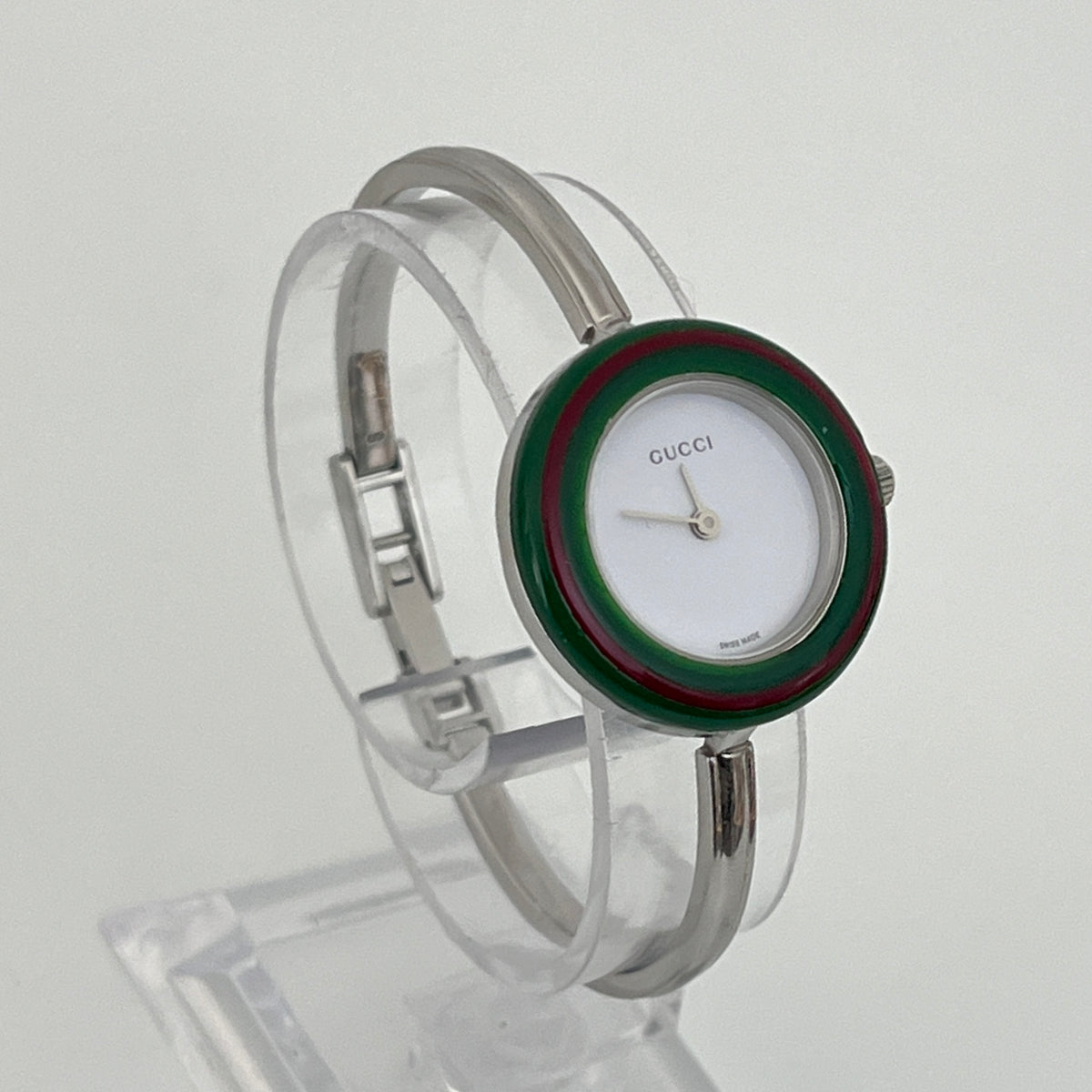 GUCCI Play silver steel watch