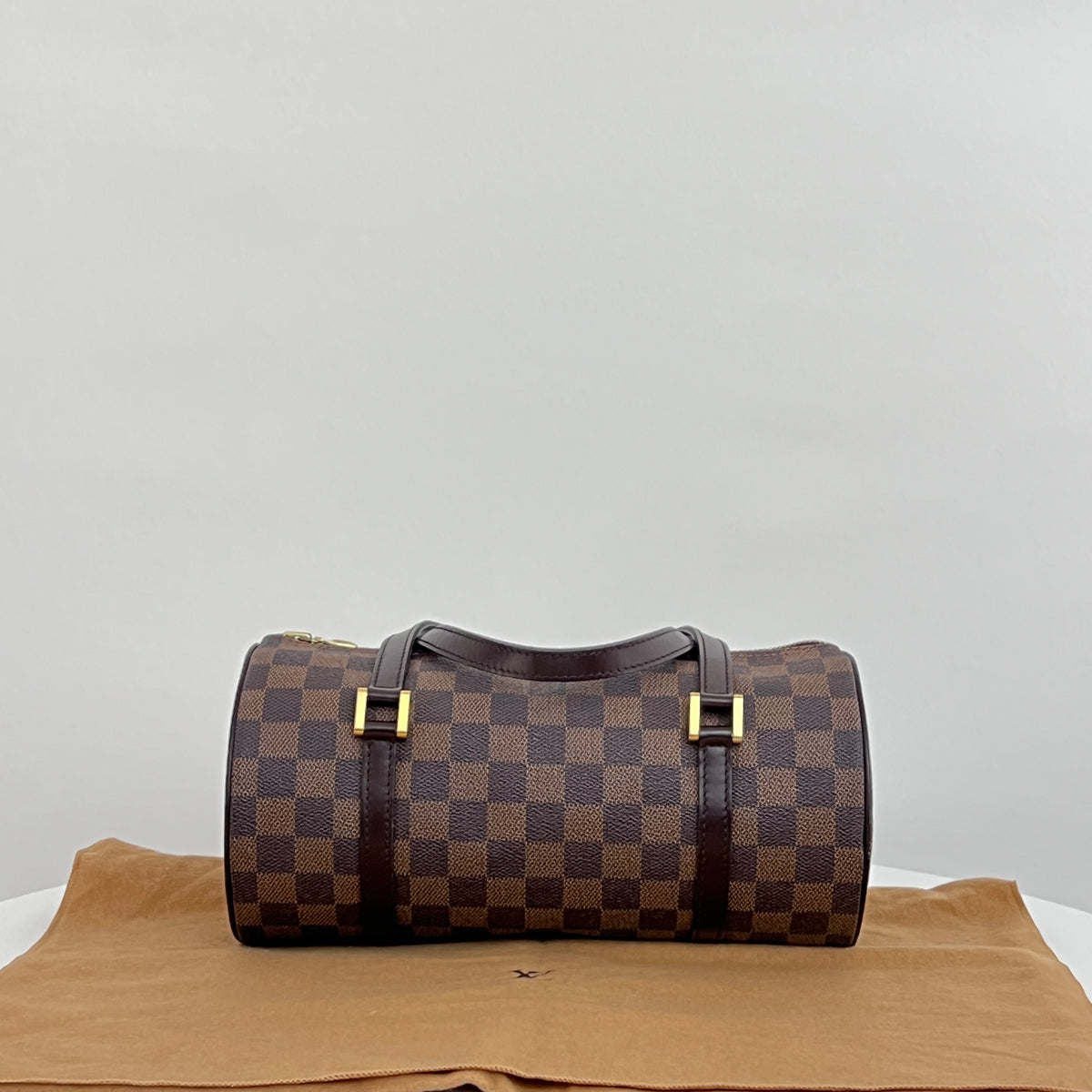 Sac LOUIS VUITTON Papillon toile et cuir marron vintage 2003